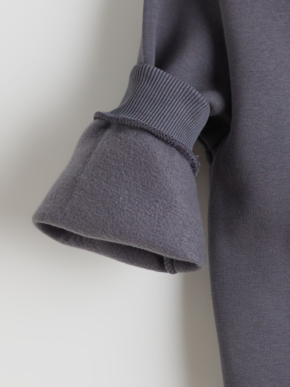 Gri Sonic Baskılı Erkek Çocuk Kalın Sweatshirt-3