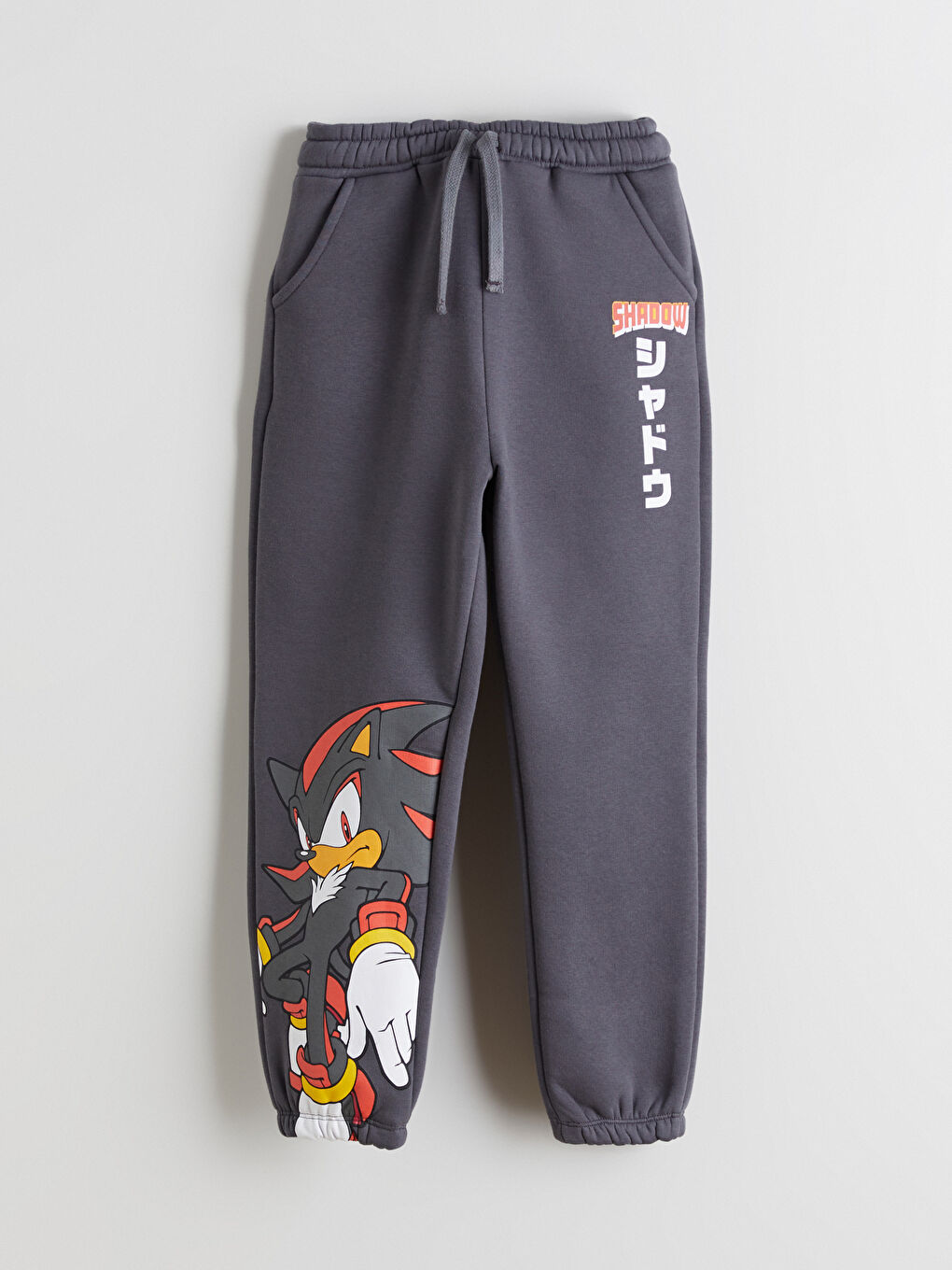 Gri Sonic Baskılı Erkek Çocuk Eşofman Takımı-5