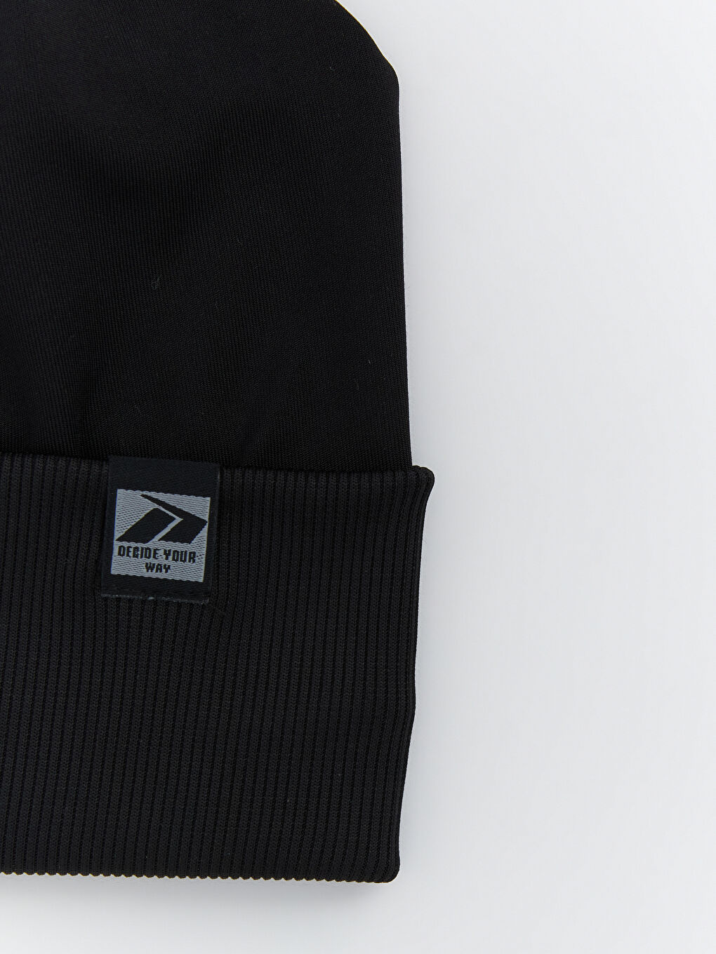 Label Embroidered Men's Beanie-1