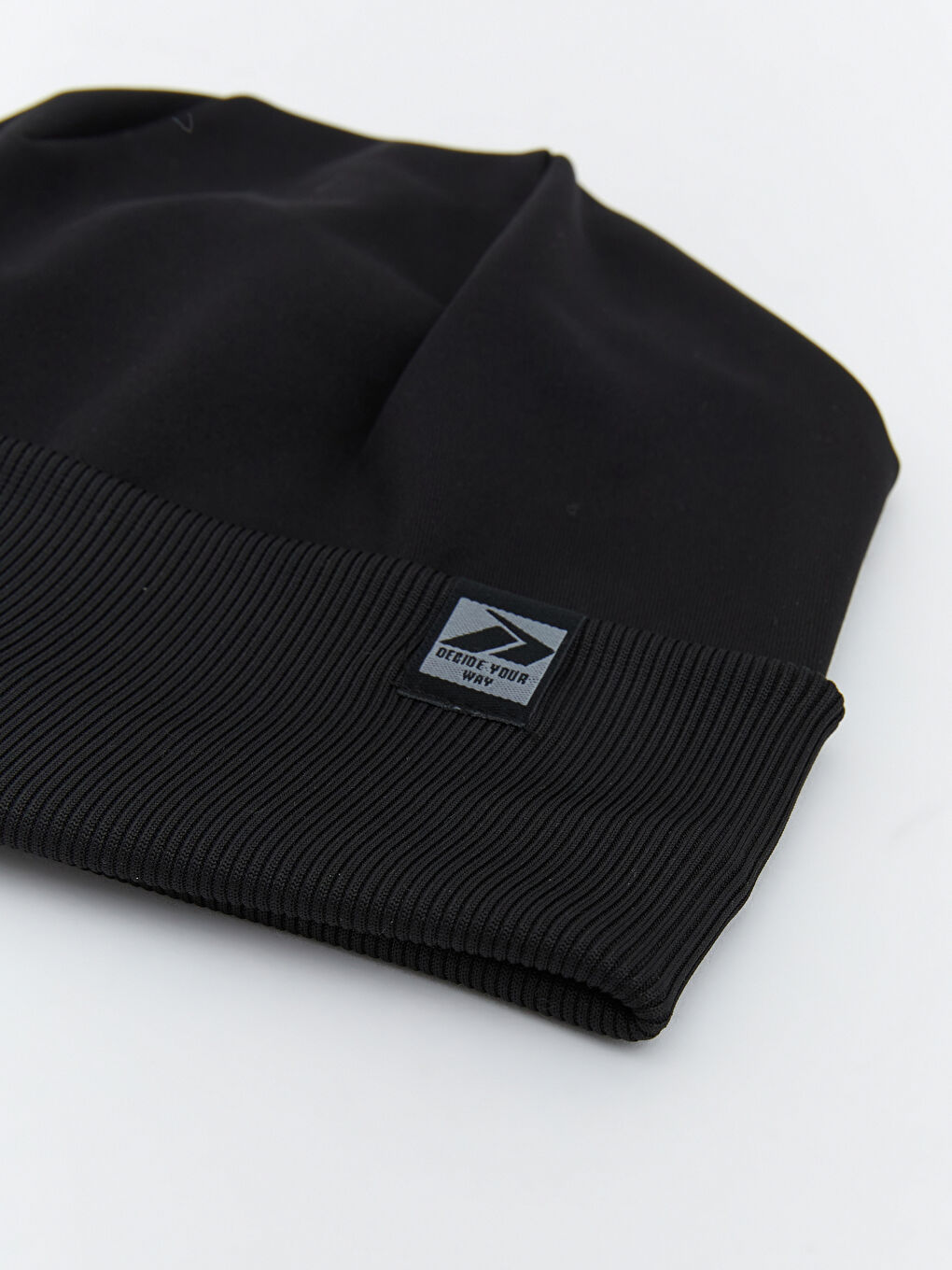 Label Embroidered Men's Beanie-2