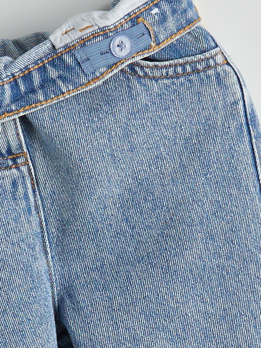 LCW Kids Embroidered Girl Jean Trousers -W5EJ68Z1-SHK