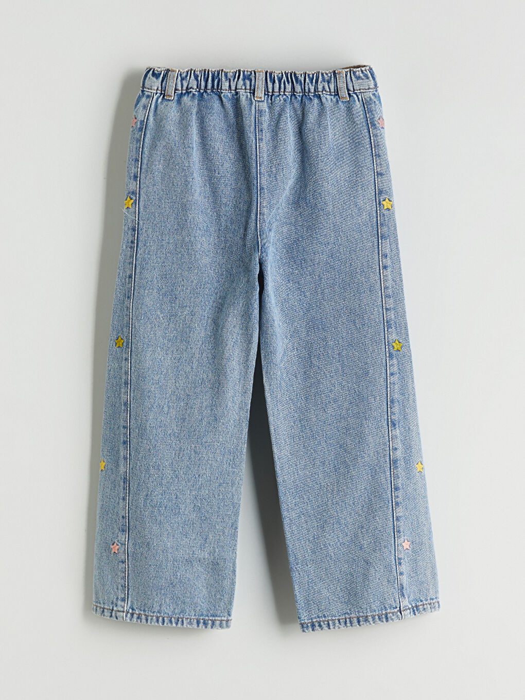 LCW Kids Embroidered Girl Jean Trousers -W5EJ68Z1-SHK