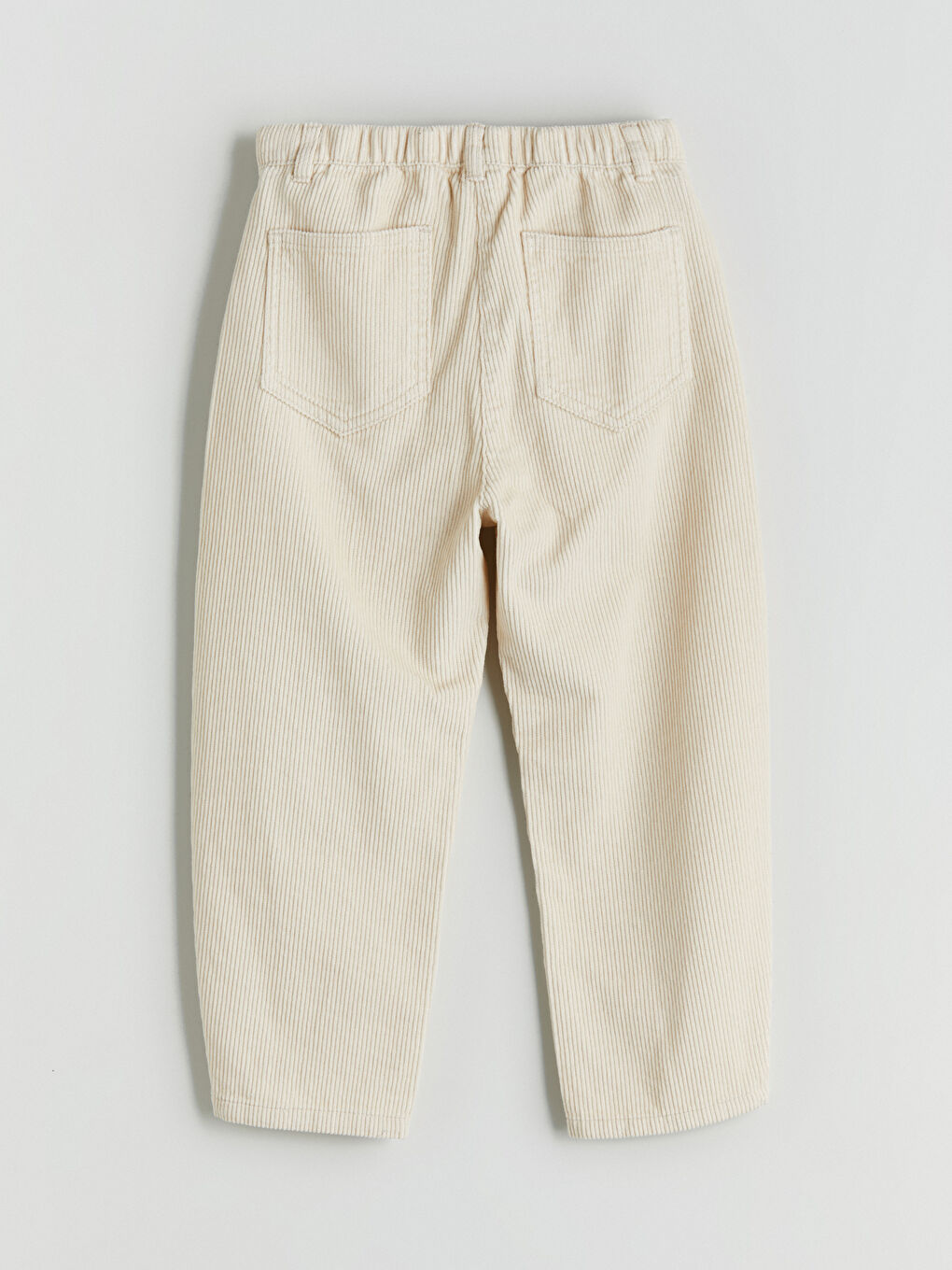 Elastic Waist Velvet Girls' Trousers-2