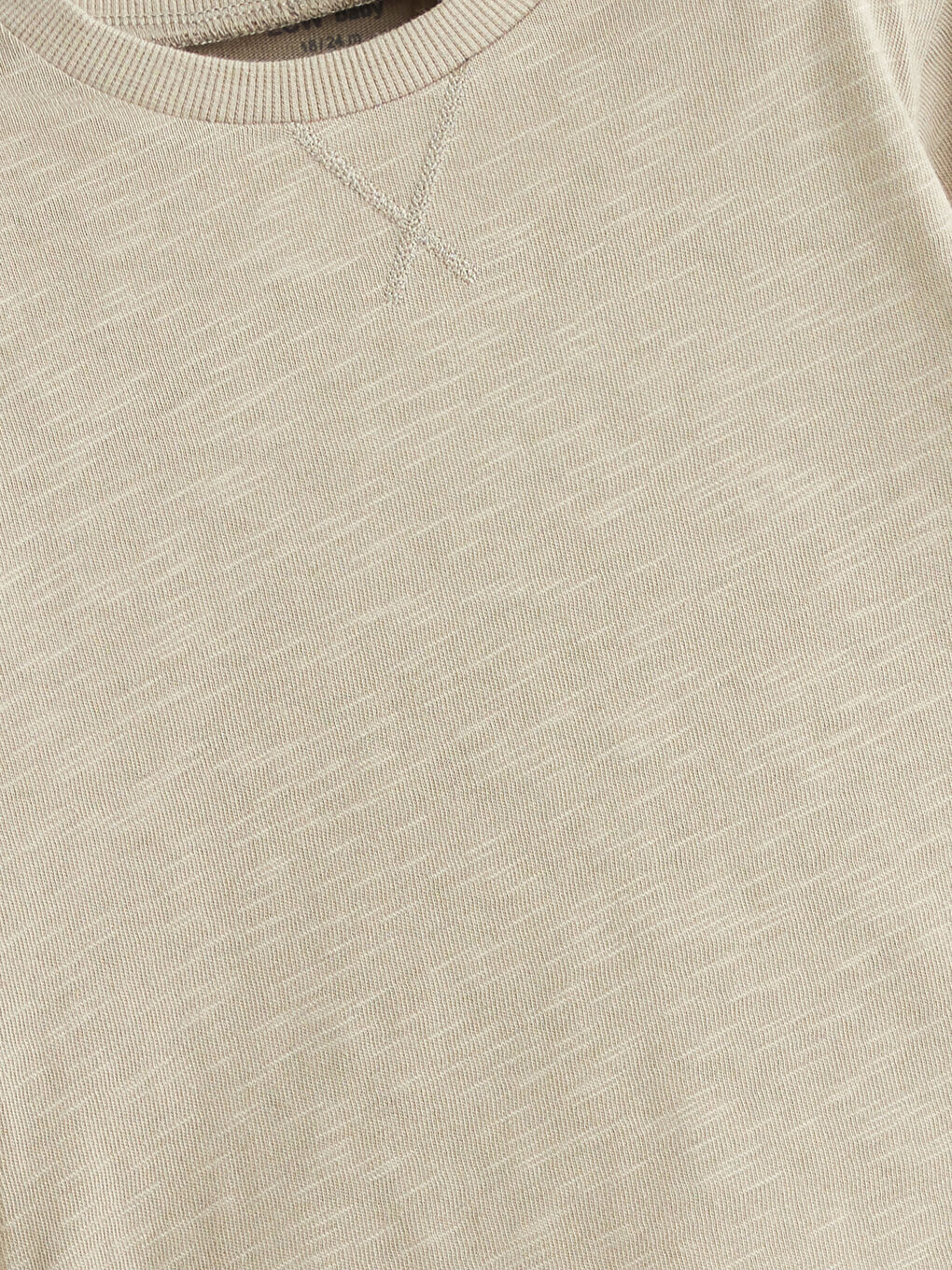 Kahverengi Bisiklet Yaka Baskılı Uzun Kollu Erkek Bebek Tişört-1