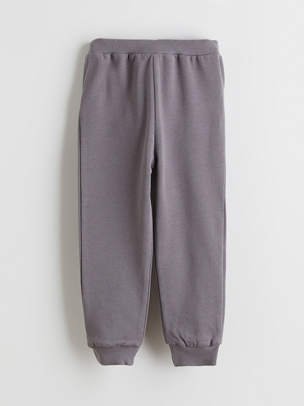 Gri Beli Lastikli Basic Erkek Bebek Jogger Eşofman Altı-2