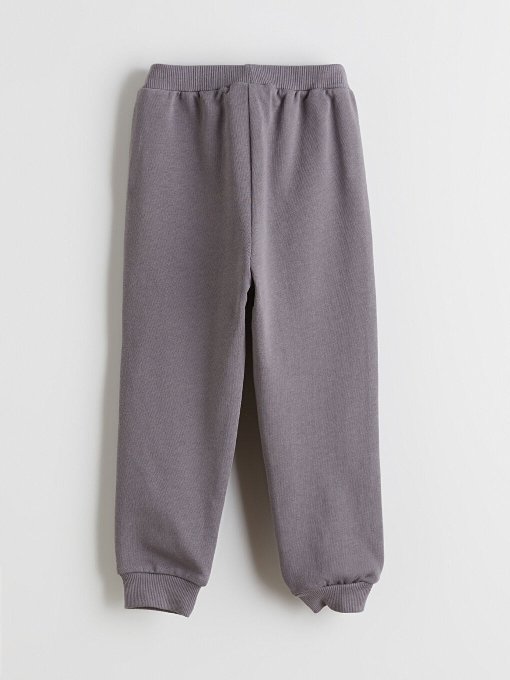 Gri Beli Lastikli Basic Erkek Bebek Jogger Eşofman Altı-3