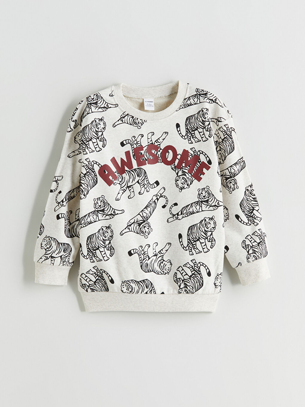 Karışık Baskılı Erkek Çocuk Sweatshirt