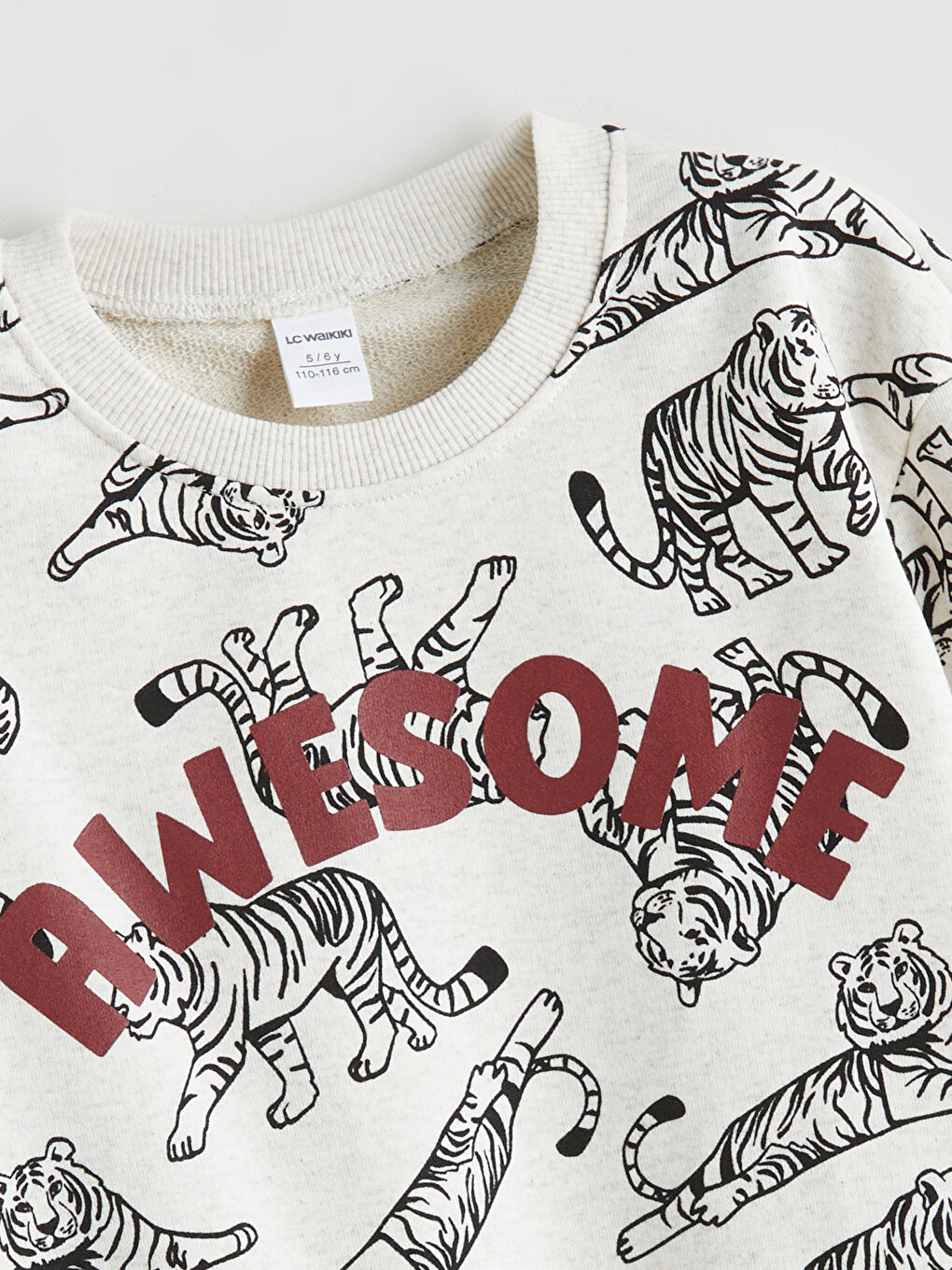 Karışık Baskılı Erkek Çocuk Sweatshirt-1