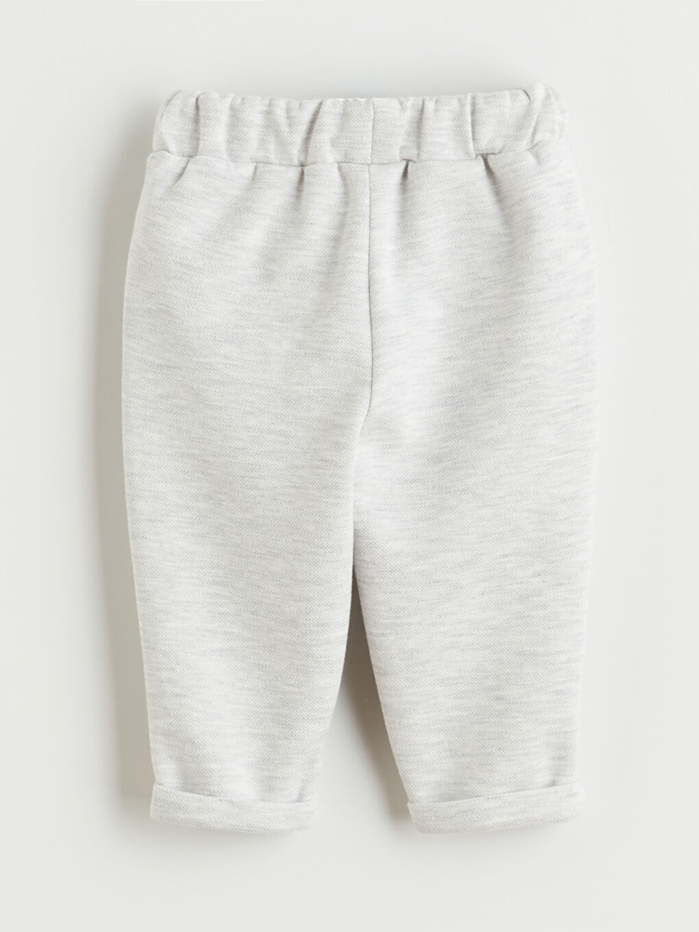 Gri Bisiklet Yaka Erkek Bebek Sweatshirt ve Eşofman Alt 2'li-5