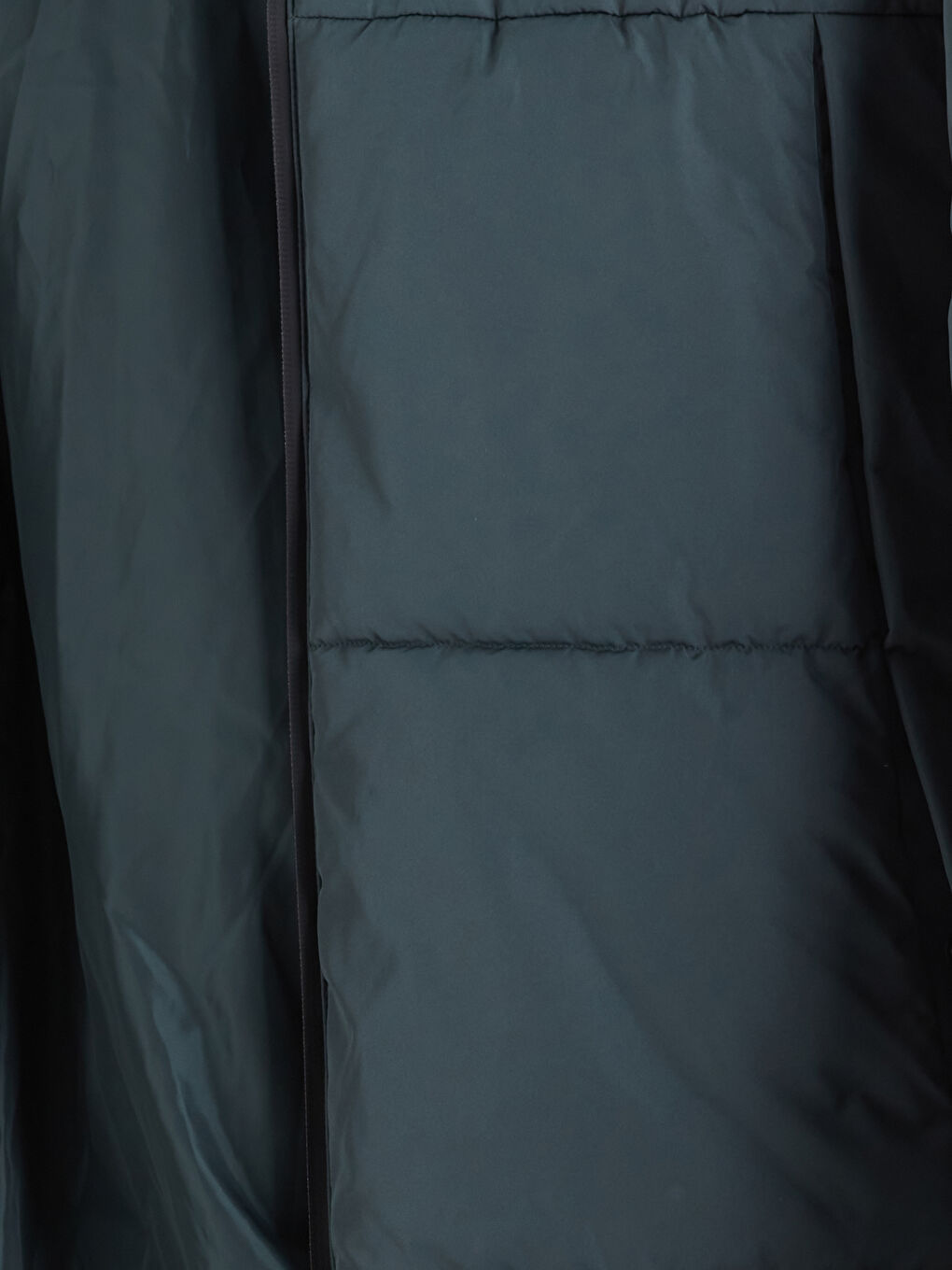 Yeşil Rahat Kalıp Kapüşonlu Erkek Şişme Mont-6