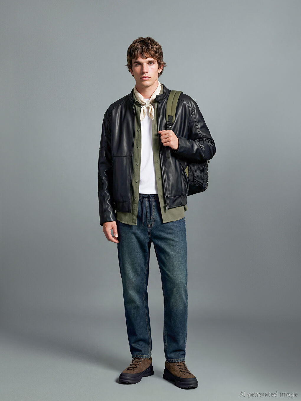 İndigo Baggy Fit Erkek Jean Pantolon