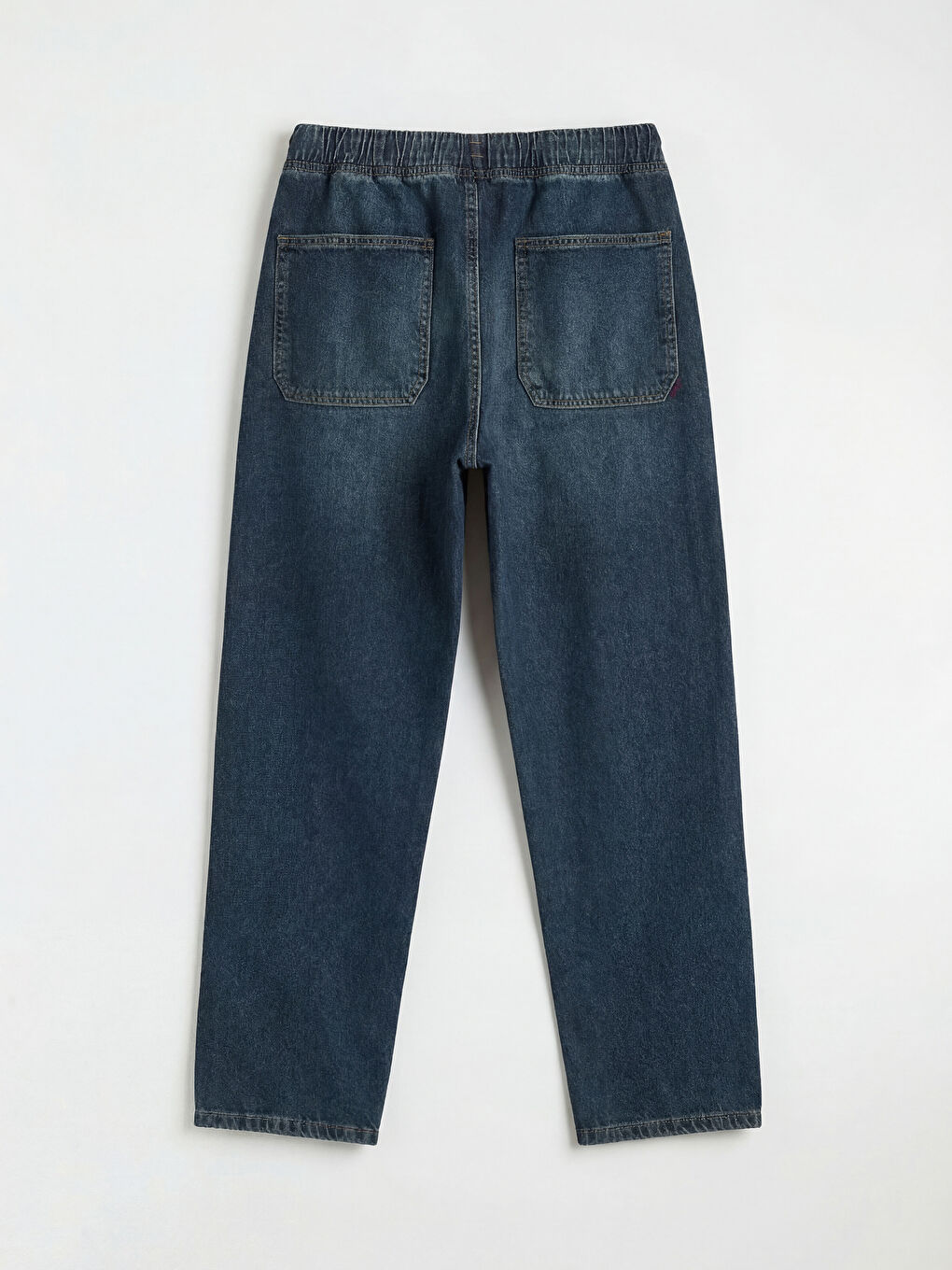 İndigo Baggy Fit Erkek Jean Pantolon-9