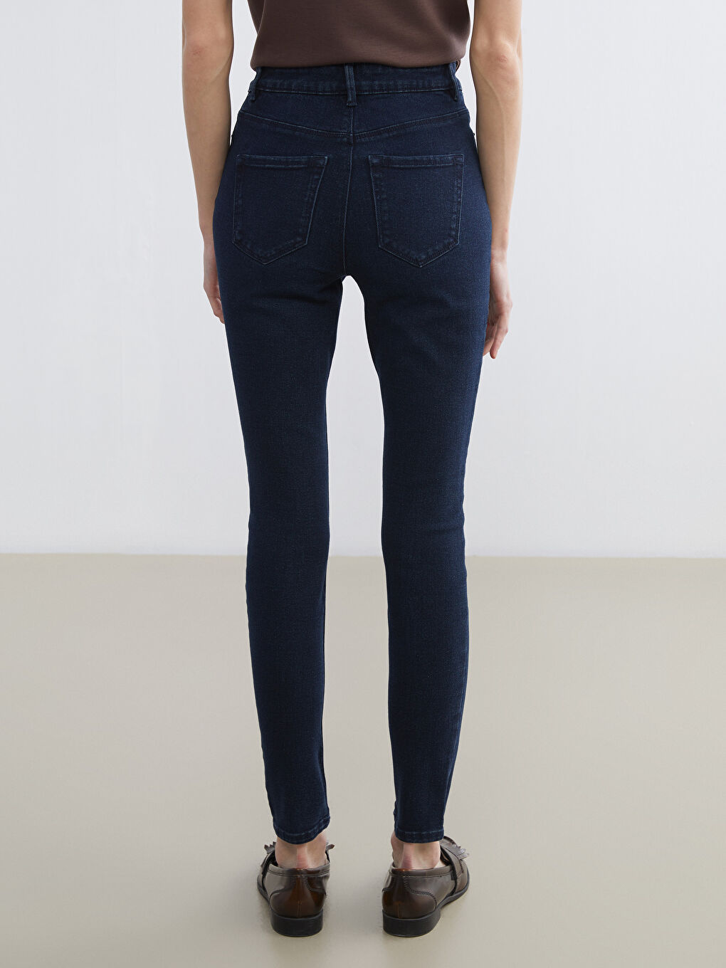 Žena TAMNO PLAVA Traperice-3