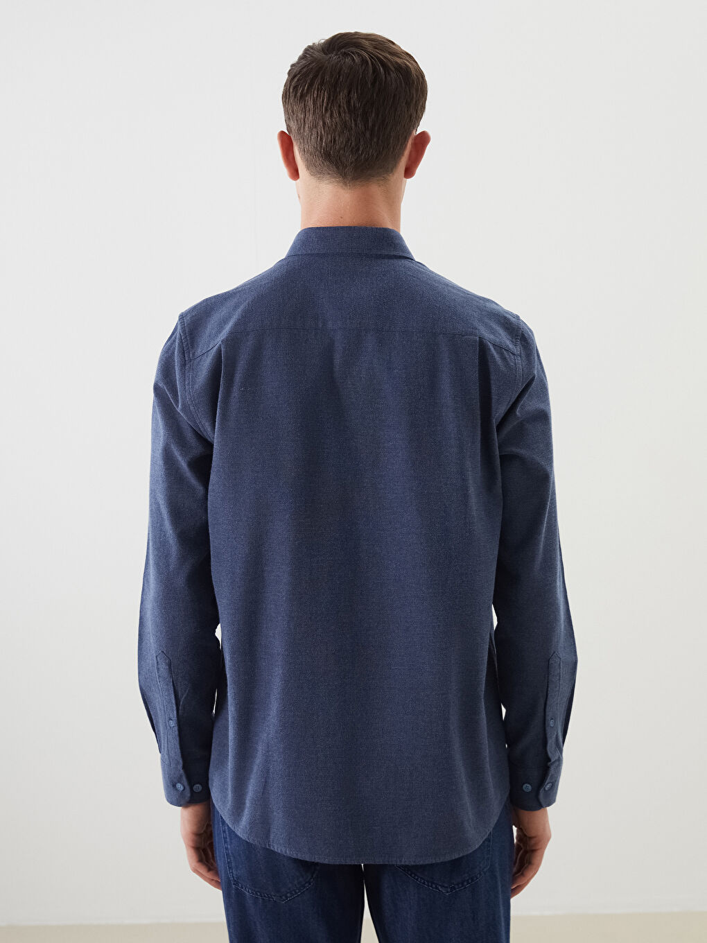 Man INDIGO Shirt -W5EK95Z8-D5E