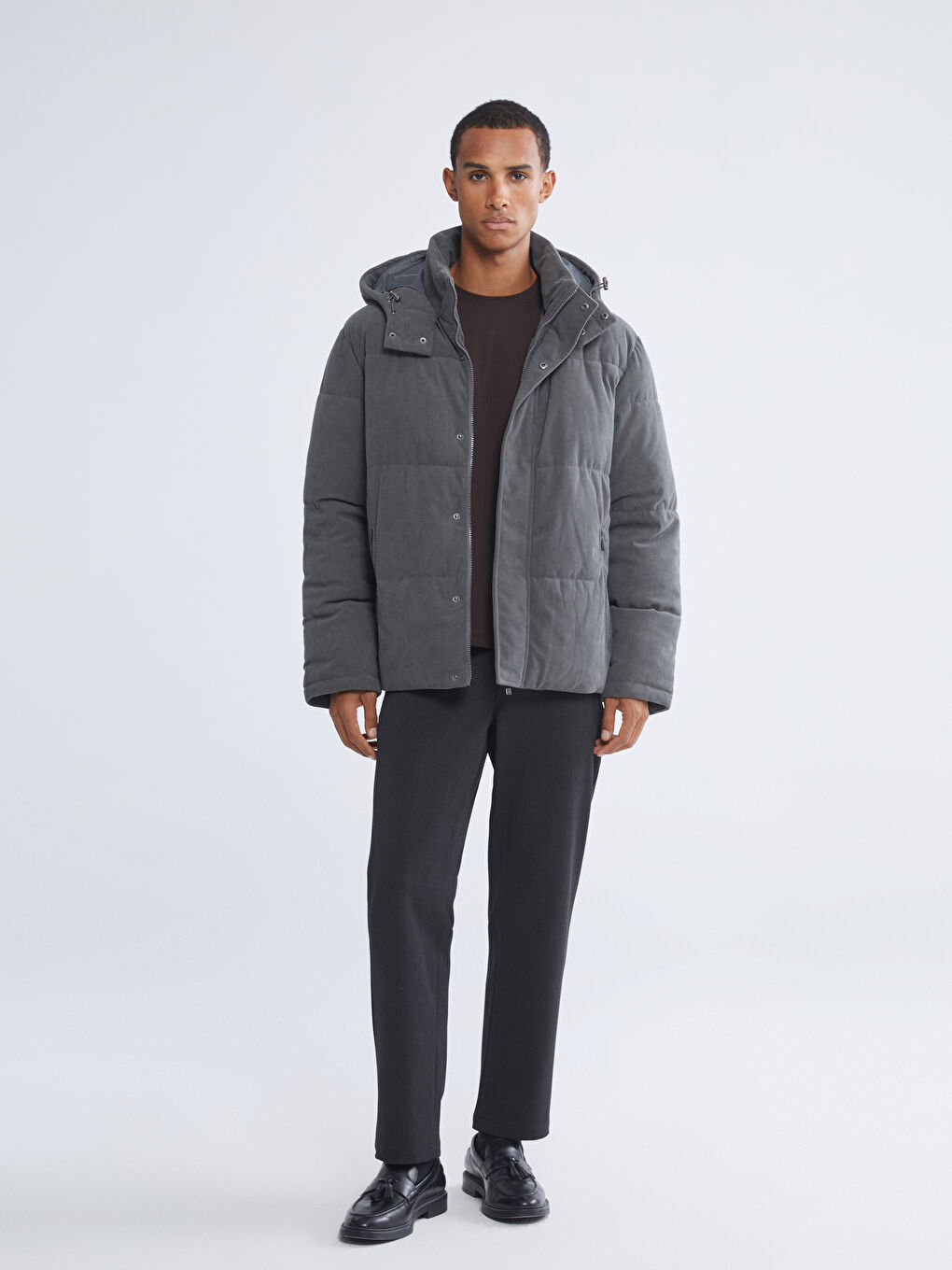 Man ANTHRACITE Puffer Coat-1