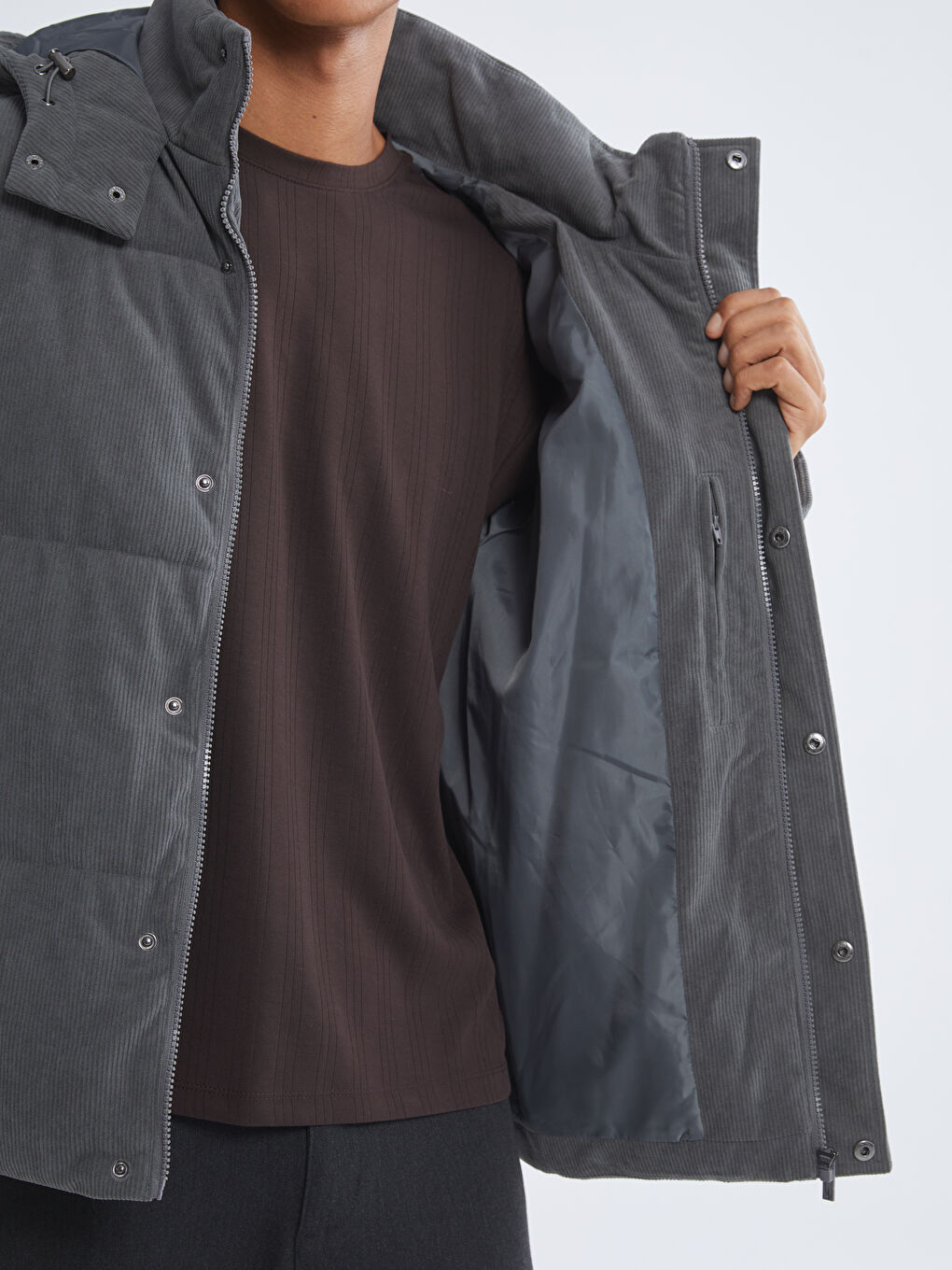 Man ANTHRACITE Puffer Coat-3