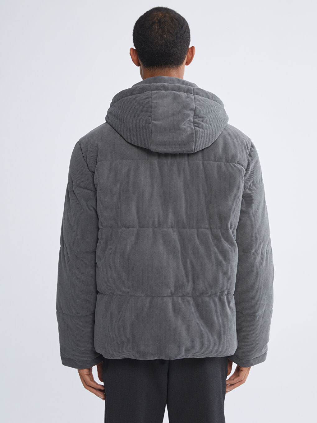 Man ANTHRACITE Puffer Coat-4