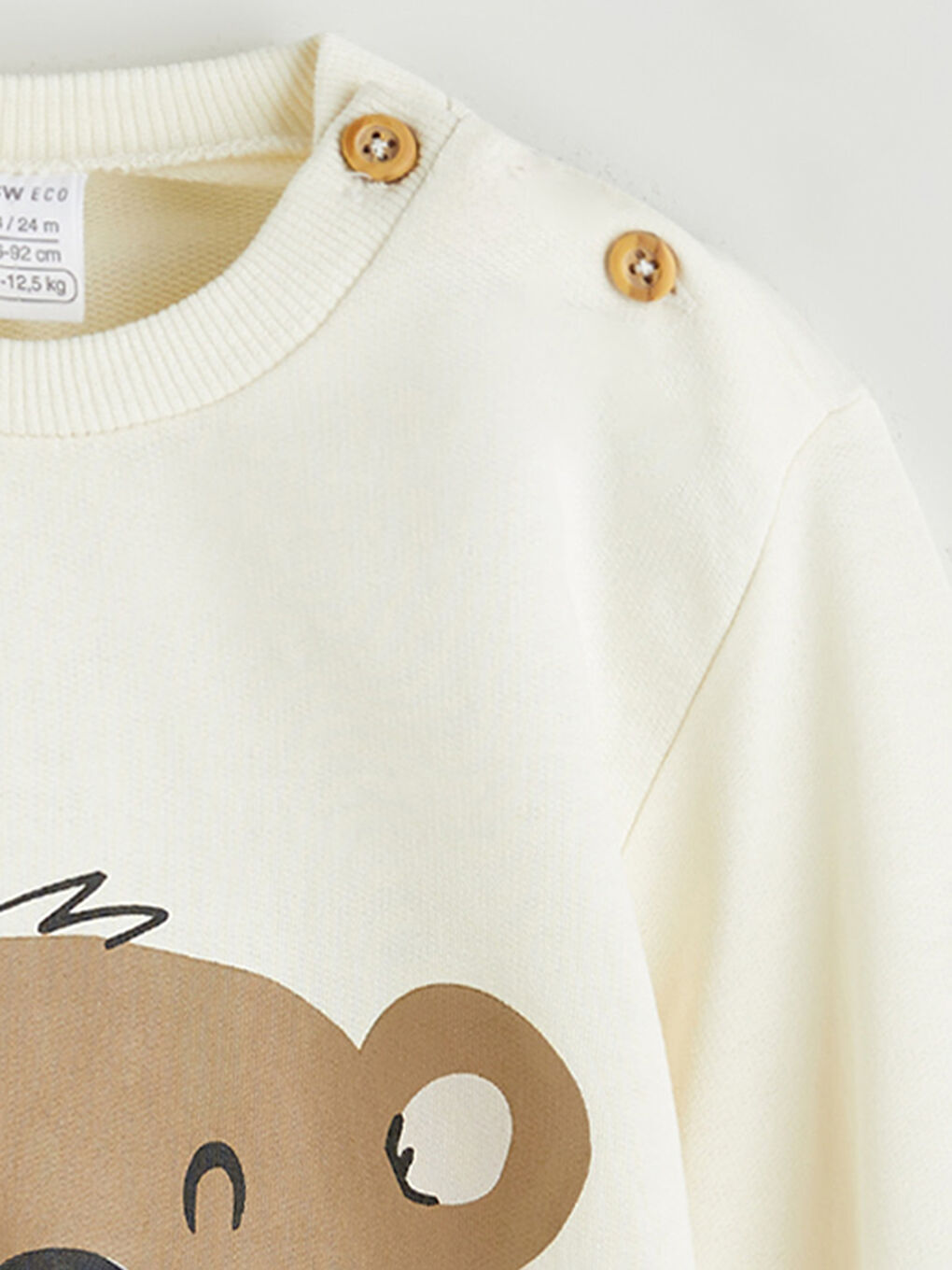 Crew Neck Printed Baby Boys' Sweatshirt and Trousers 2 Pack-5