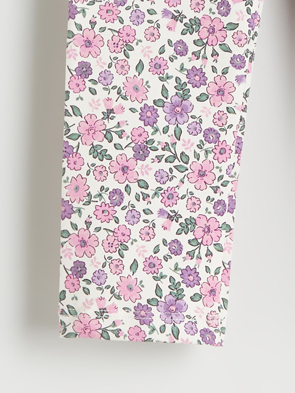 Elasticated Waist Floral Girls' Leggings 2 Pack-6