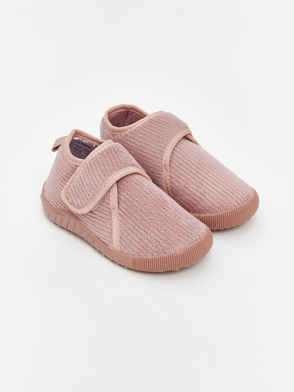 Pembe Cırt Cırtlı Kız Çocuk Panduf