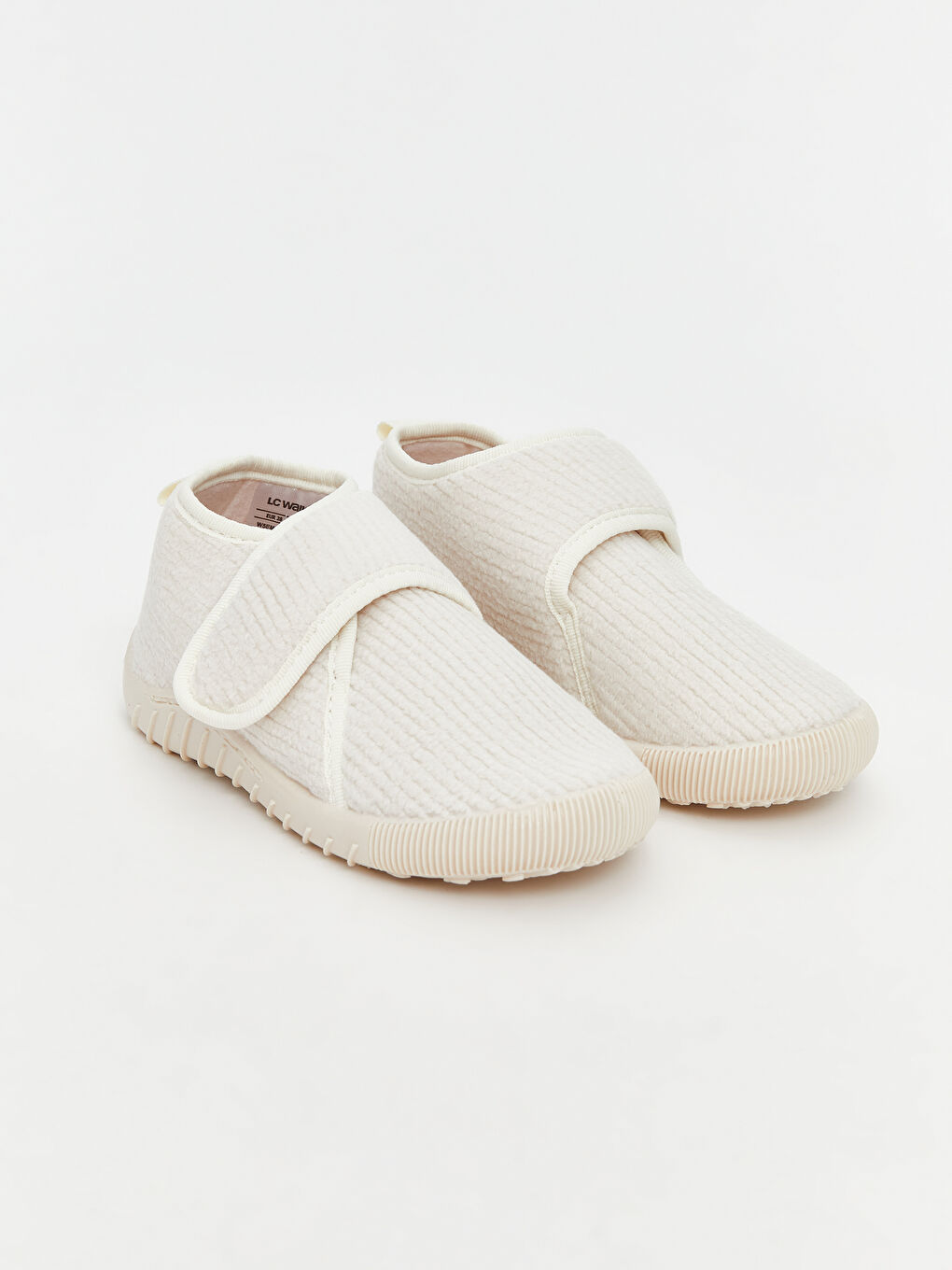 Bej Cırt Cırtlı Kız Çocuk Panduf