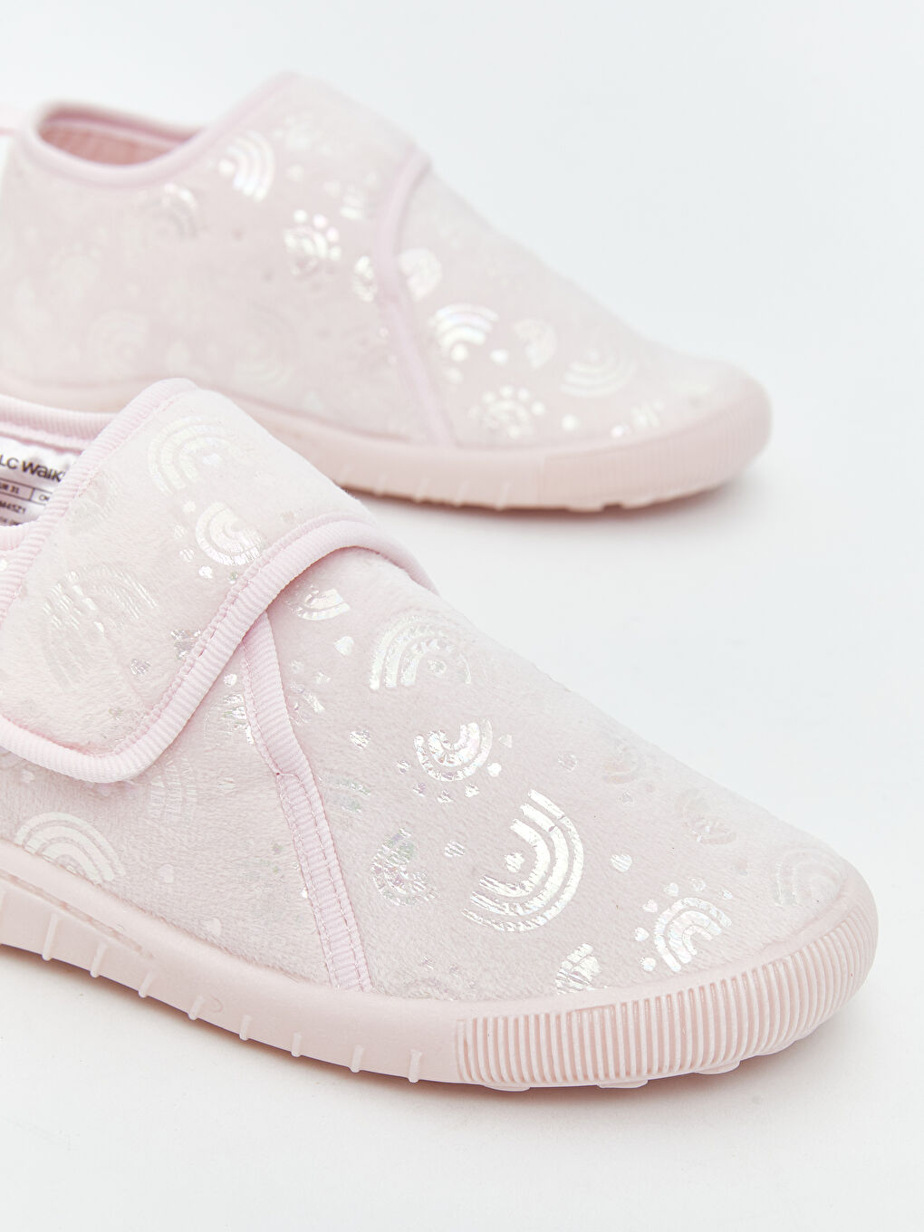 Pembe Cırt Cırtlı Kız Çocuk Panduf-2