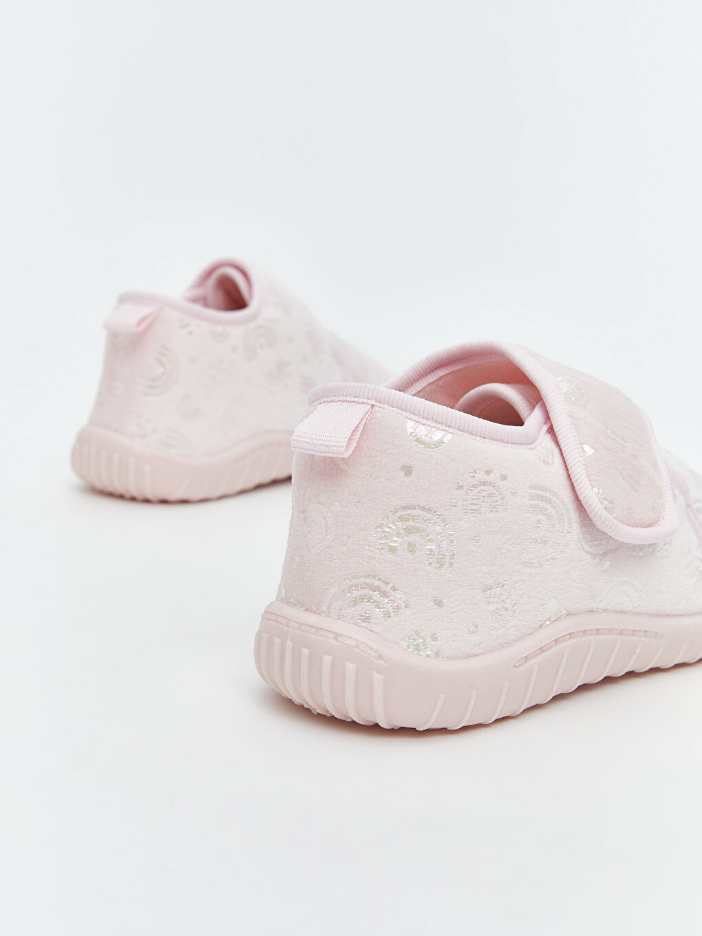 Pembe Cırt Cırtlı Kız Çocuk Panduf-4