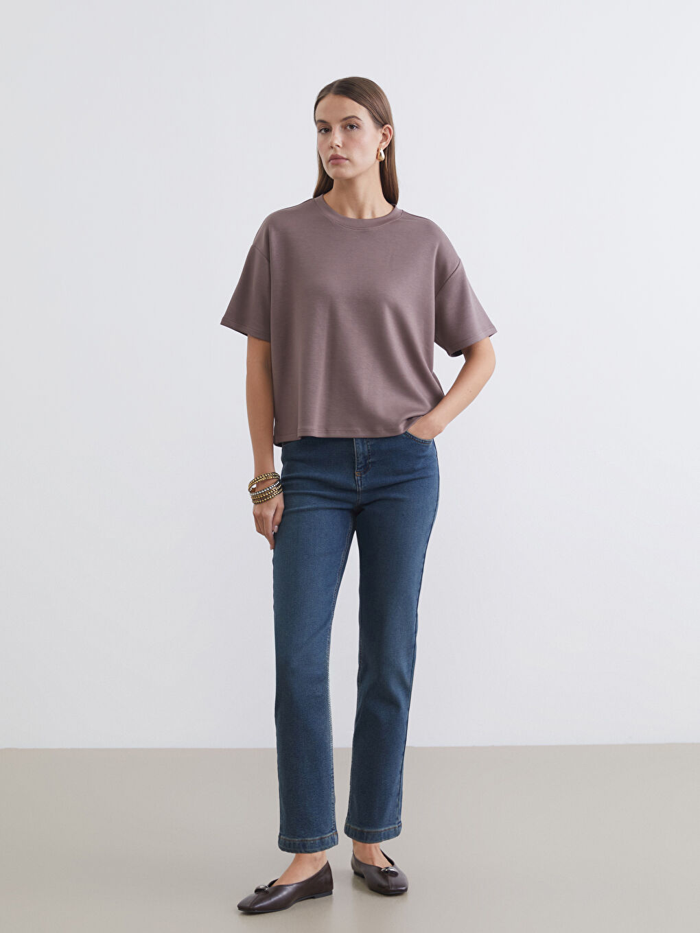 İndigo Slim Fit Kadın Jean Pantolon