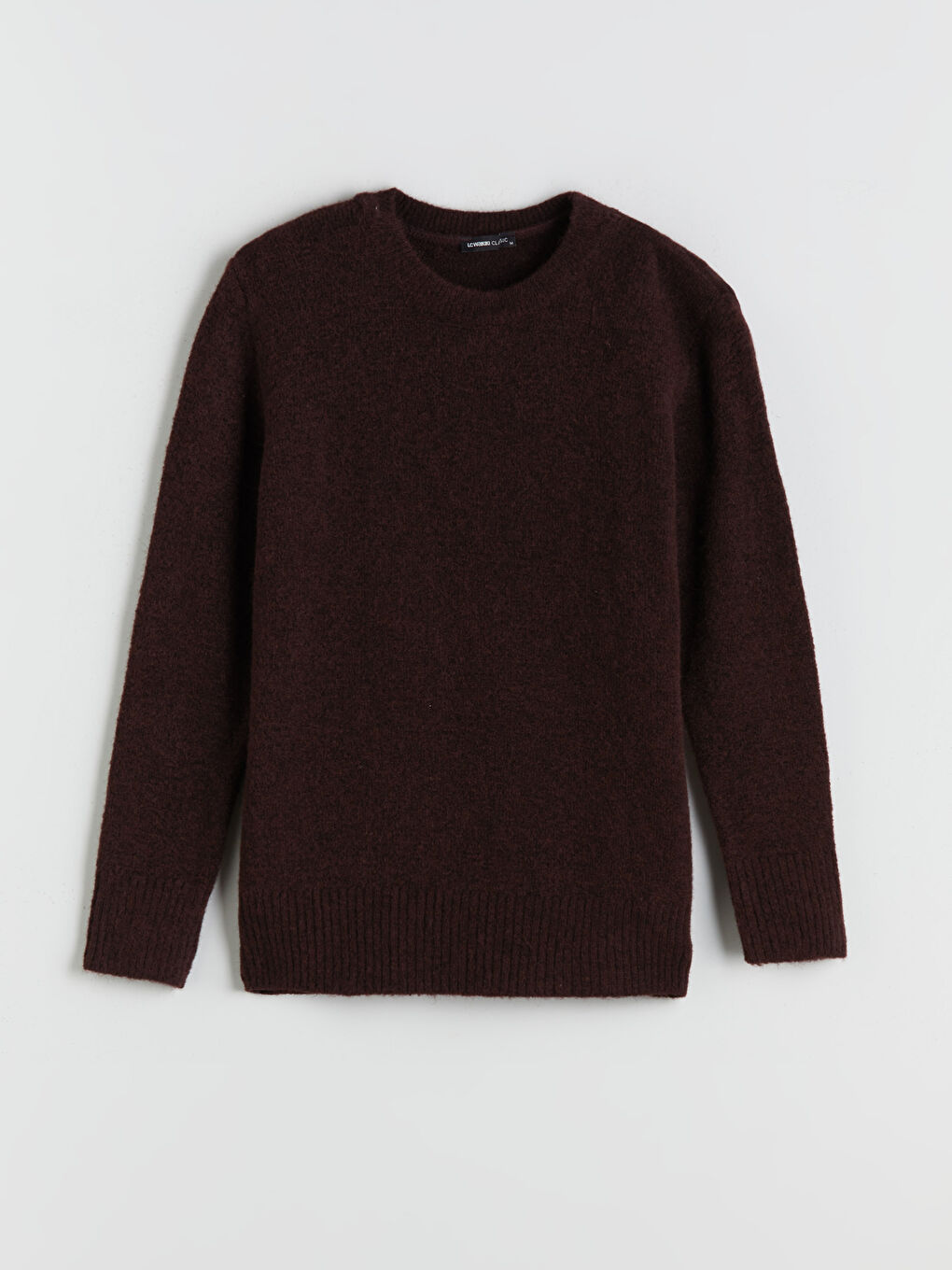 Bisiklet Yaka Kadın Triko Kazak-4