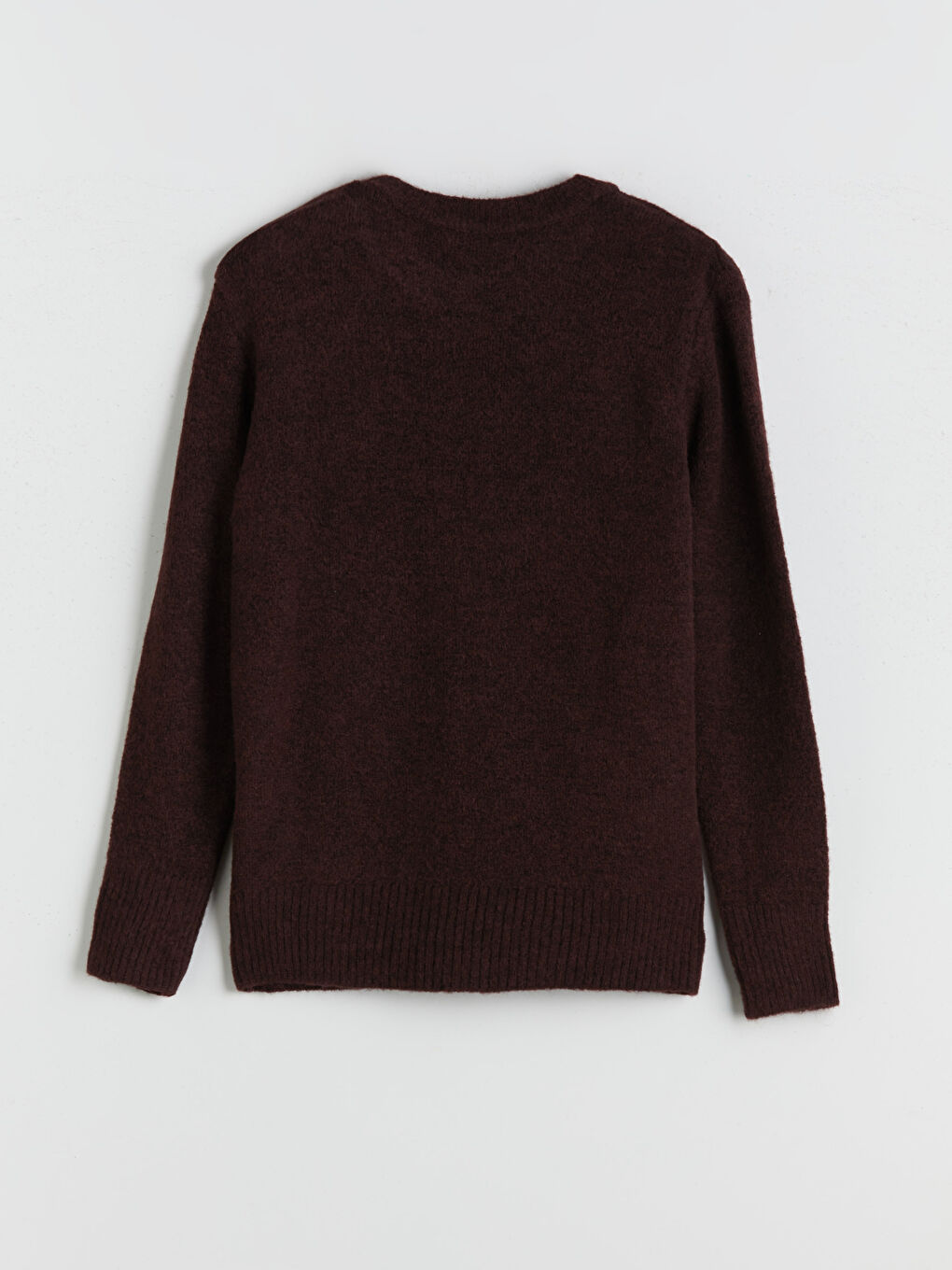 Bisiklet Yaka Kadın Triko Kazak-5