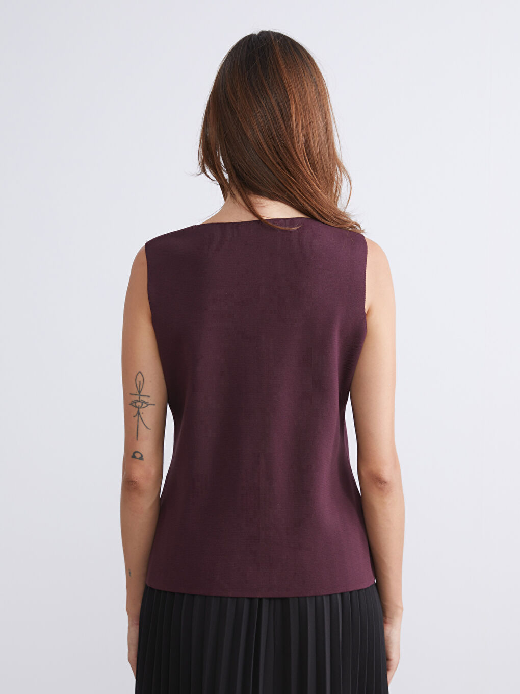 LCWAIKIKI Classic Woman BORDEAUX Waistcoat -W5EM71Z8-CWK