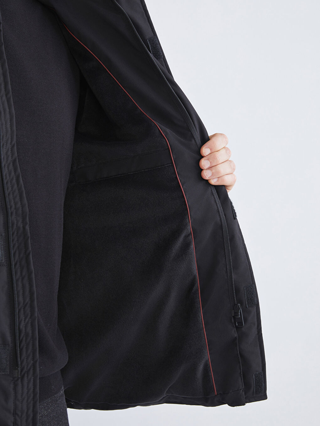 Ерлерге арналған стандартты пішім пуховик пальто-3