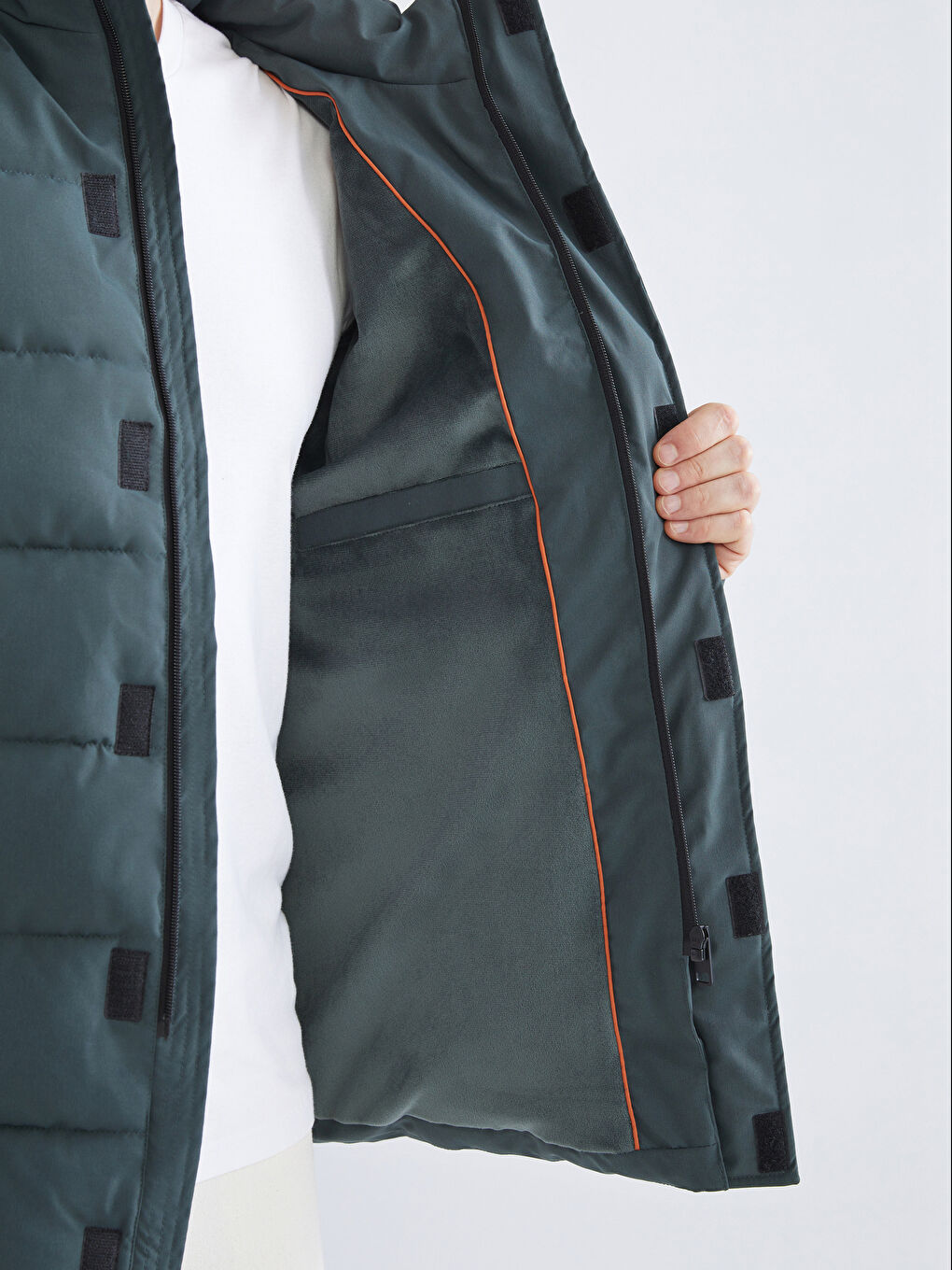 Ерлерге арналған стандартты пішім пуховик пальто-3