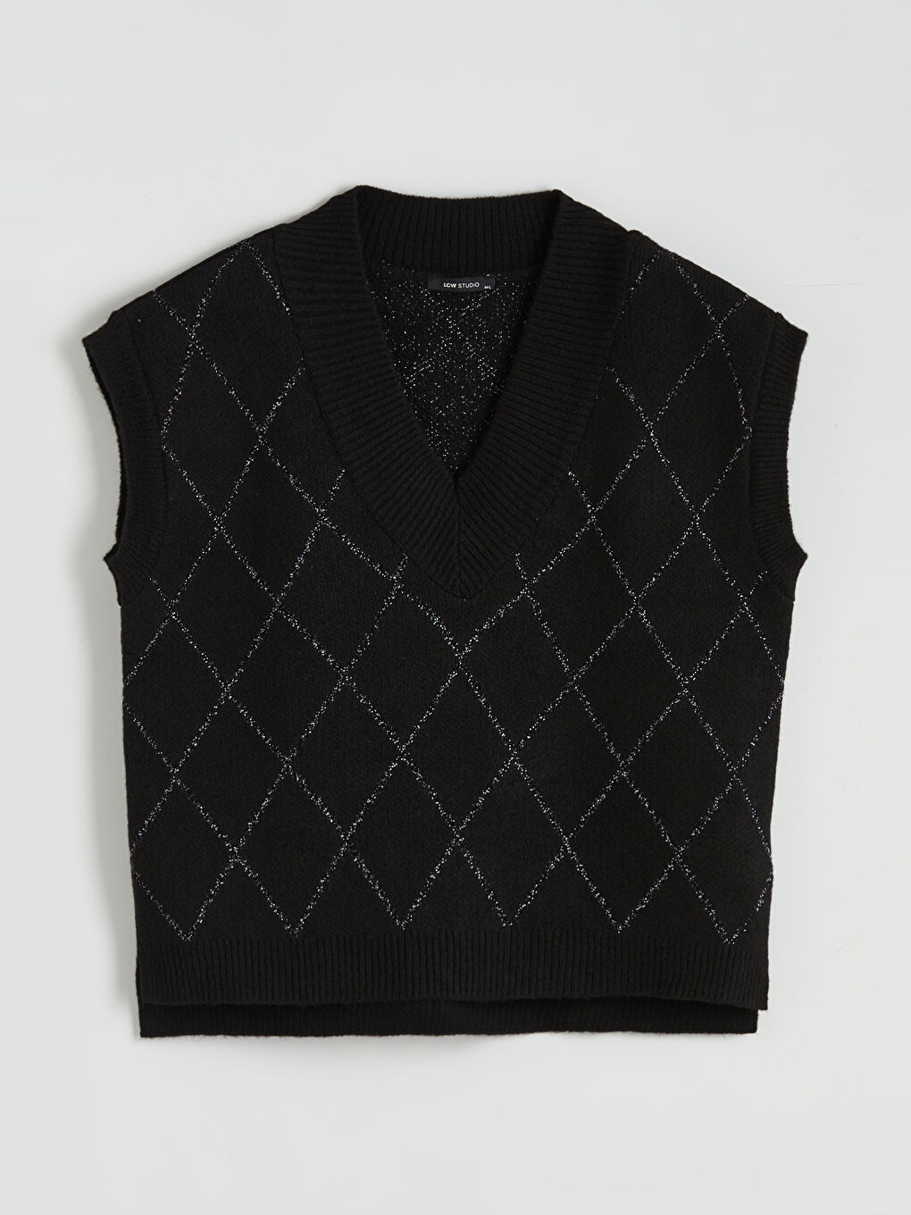 CRNA Džemper prsluk Žena-4