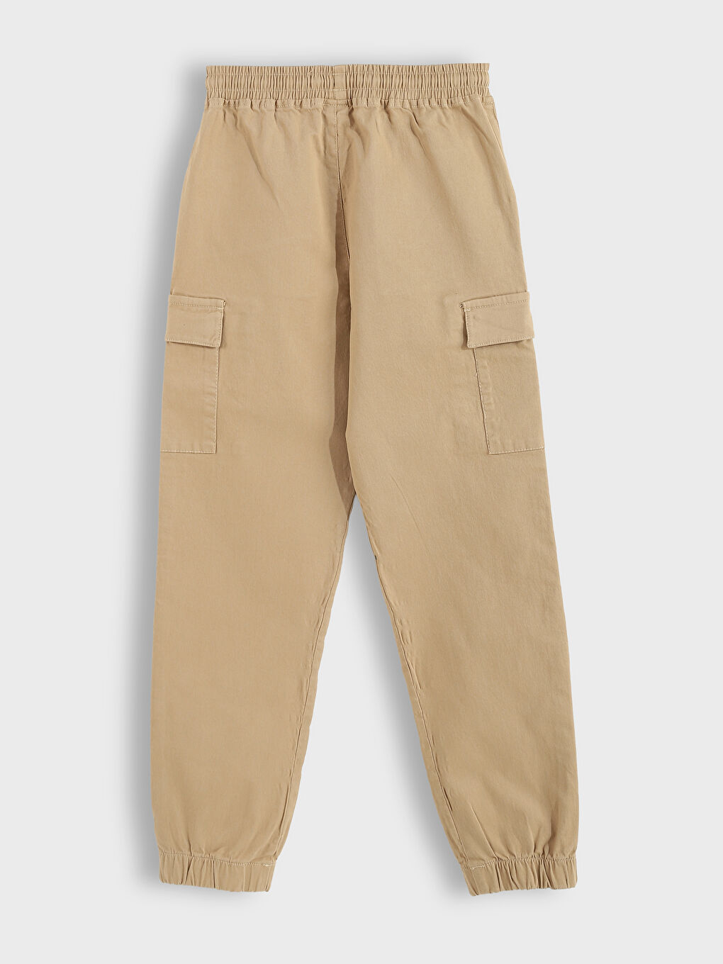 Elasticated Waist Boys' Cargo Jogger Pants-1
