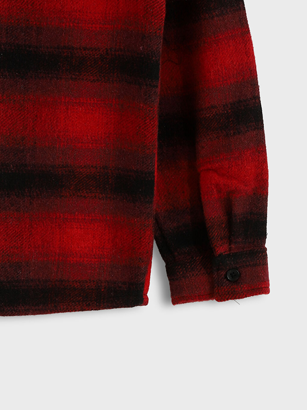 قميص بأكمام طويلة بنقشة المربعات للأولاد-2