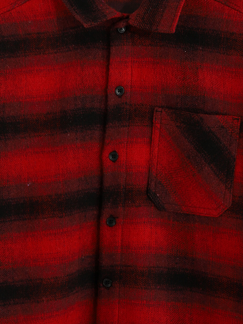 قميص بأكمام طويلة بنقشة المربعات للأولاد-3