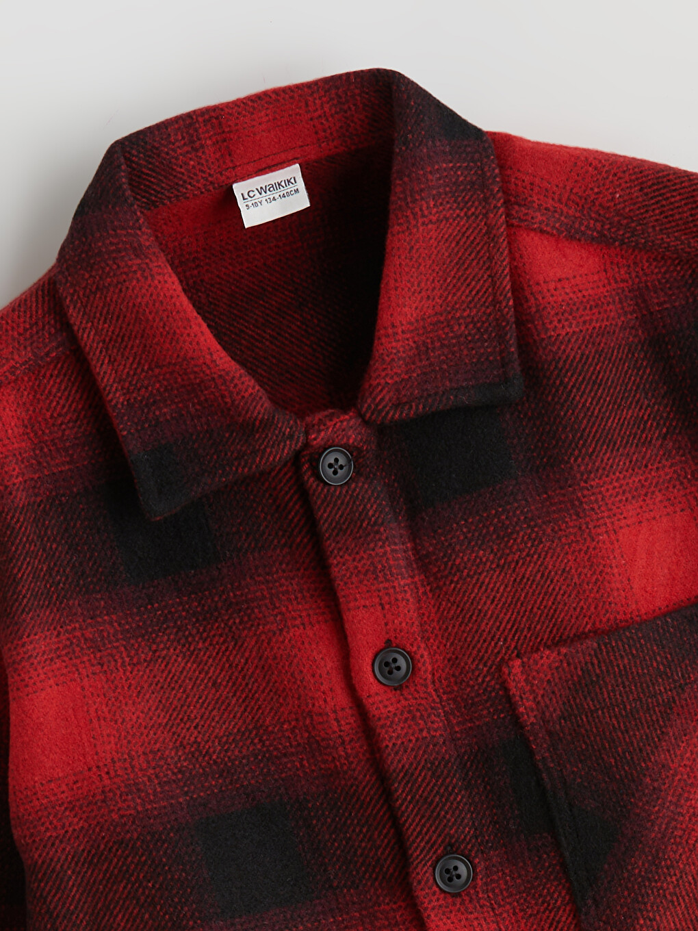 Plaid Long Sleeve Boys' Shirt-1