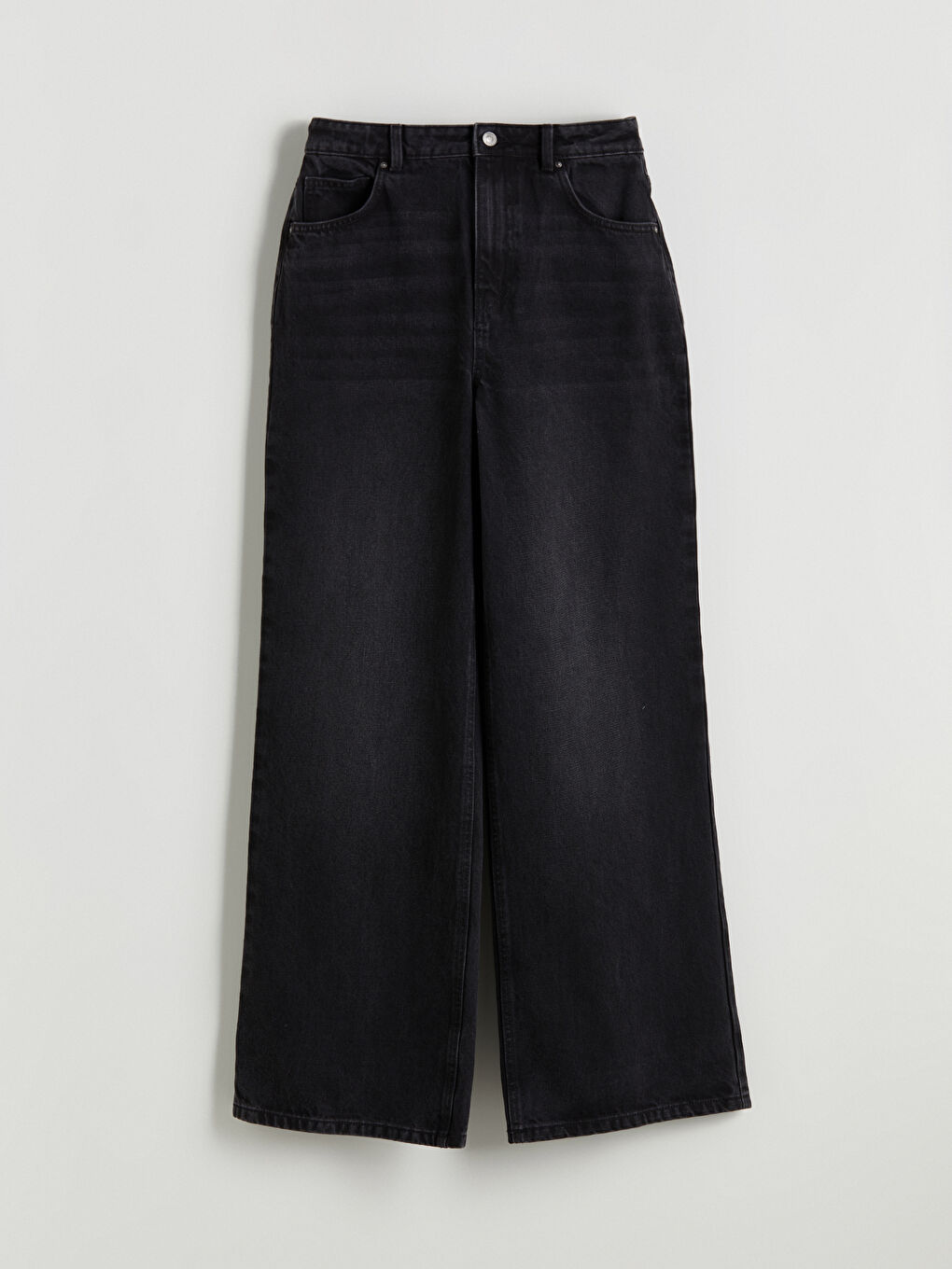 әйелдерге арналған кең балақ джинс шалбар-4