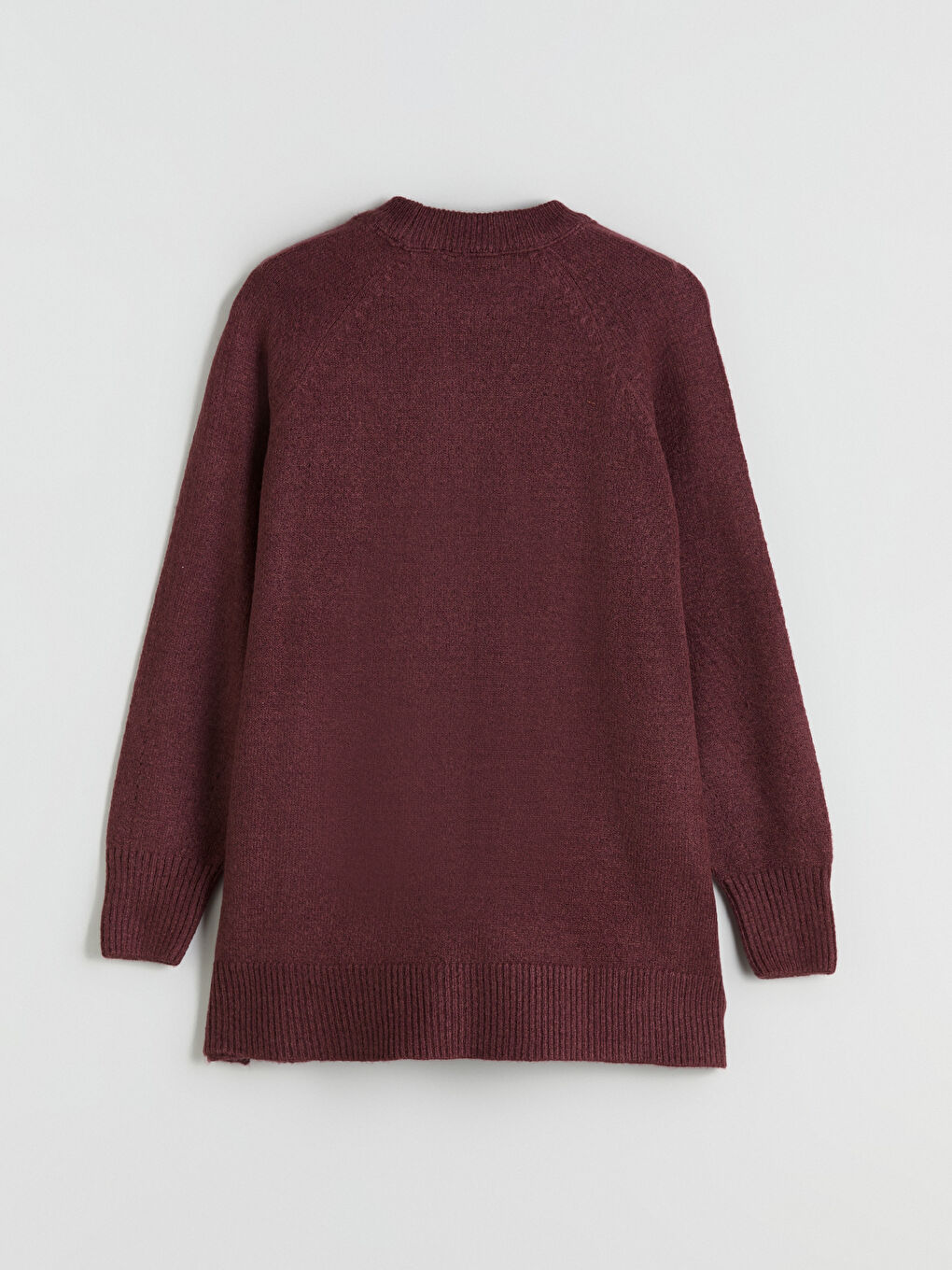 تونیكی تریکۆی ئۆڤەرسایزی یاخەخڕی ژنان-5