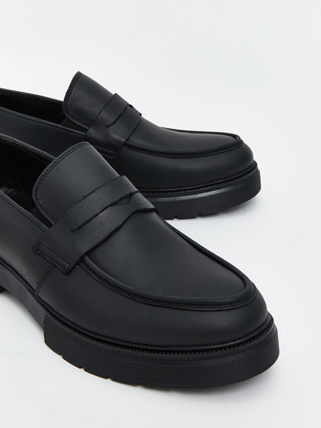 Faux Leather Men's Classic Shoes-2