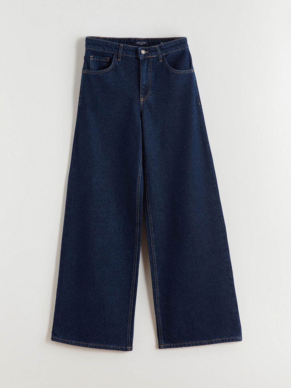 İndigo Wideleg Kadın Jean Pantolon-4