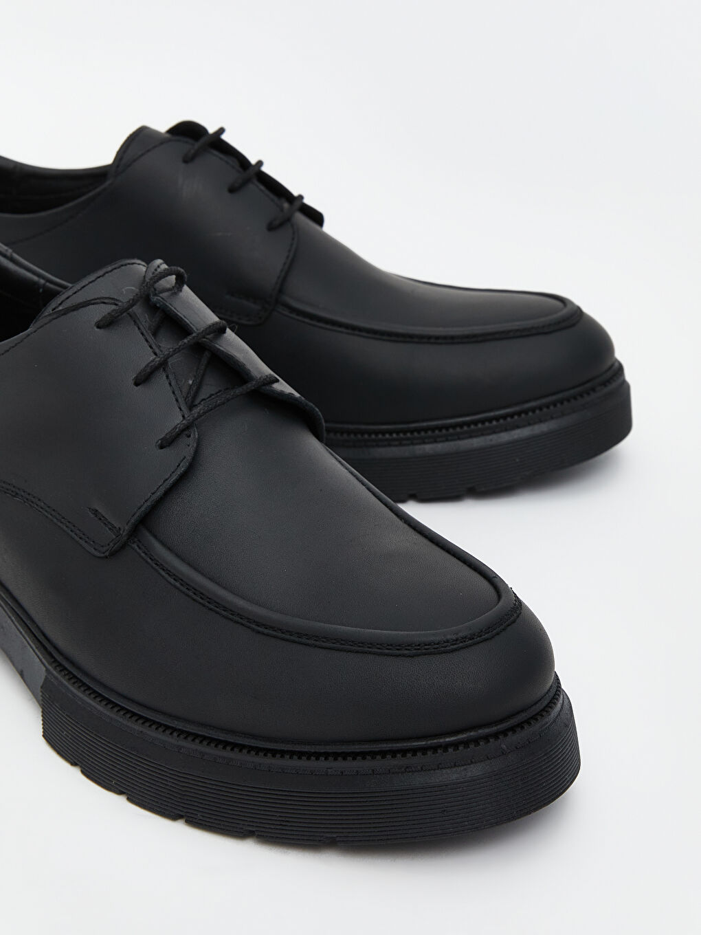 Faux Leather Men's Classic Shoes-2