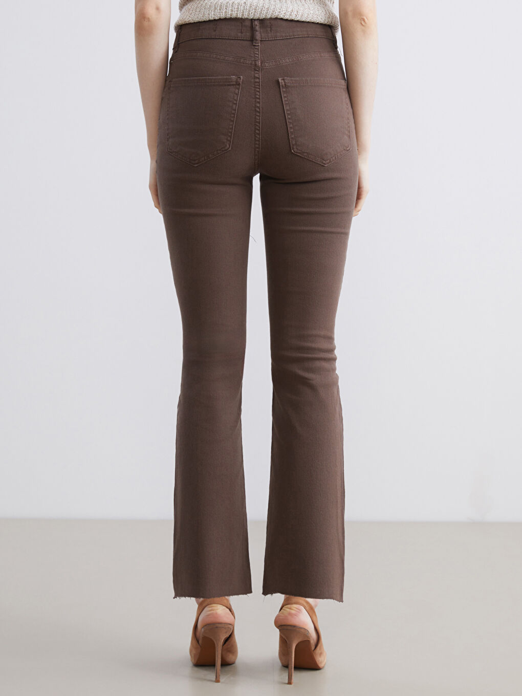 Cropped Flare Women's Jeans-3