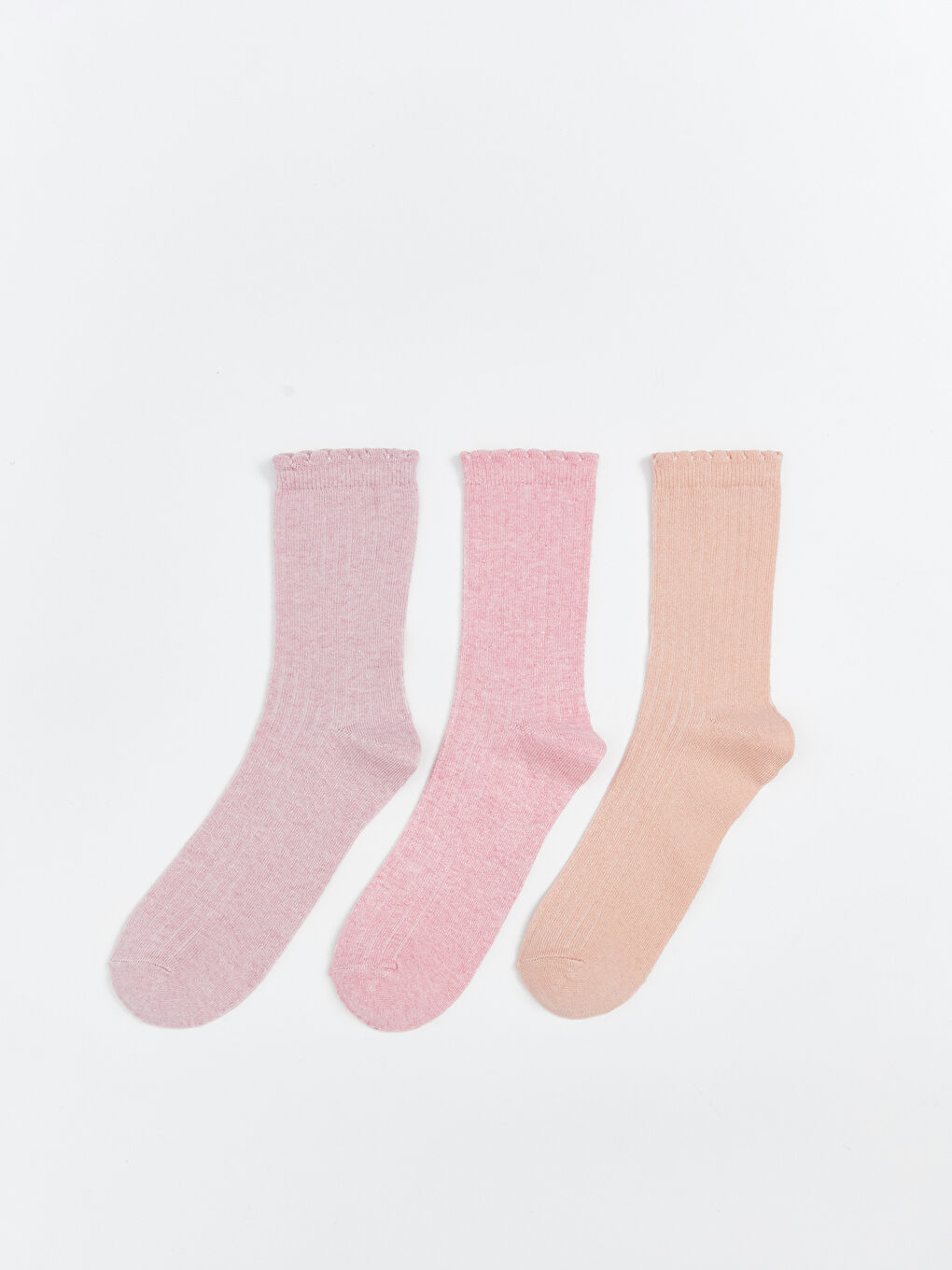 LCW ECO Women's Plain Ankle Socks 3-packs -W5EO22Z8-YF9