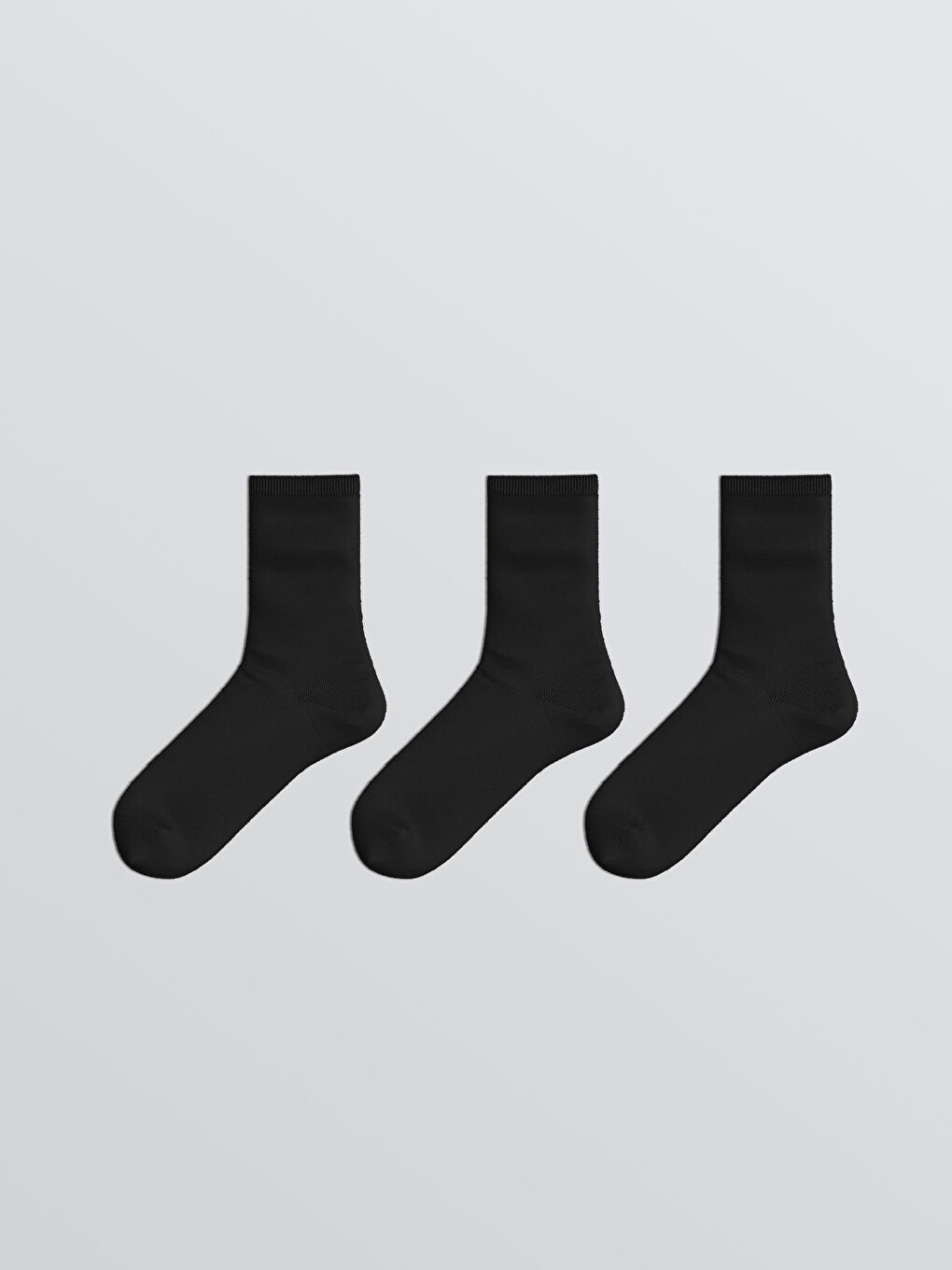 LCW ECO Women's Plain Ankle Socks 3-packs -W5EO32Z8-CVL