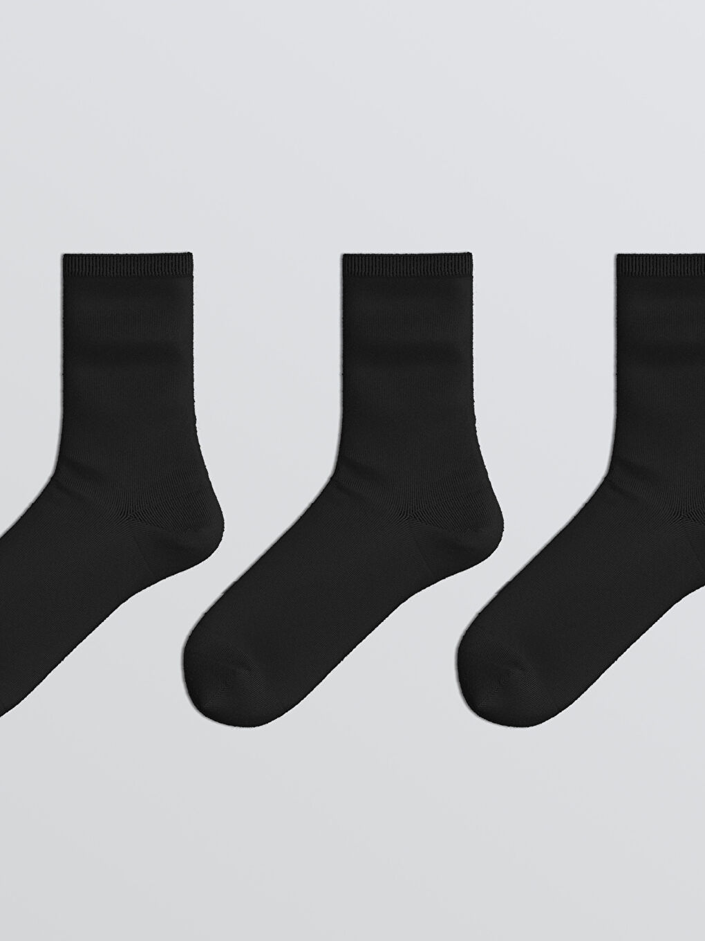 LCW ECO Women's Plain Ankle Socks 3-packs -W5EO32Z8-CVL
