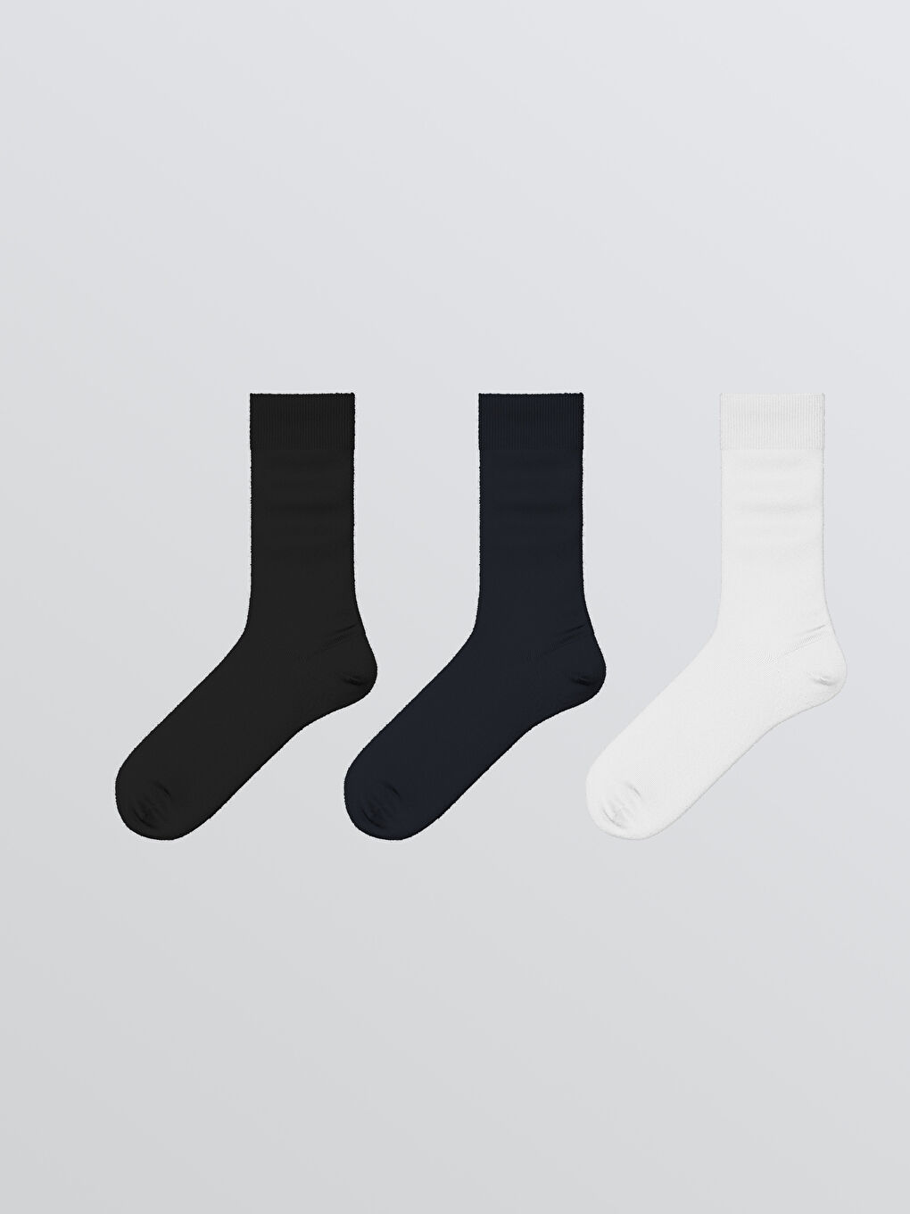 Siyah Erkek Soket Çorap 3'lü