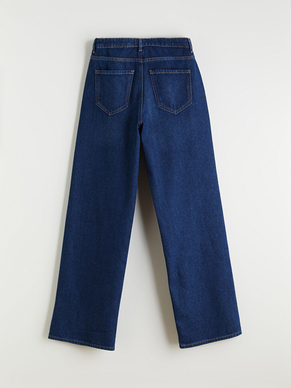 İndigo Wideleg Kadın Jean Pantolon-5