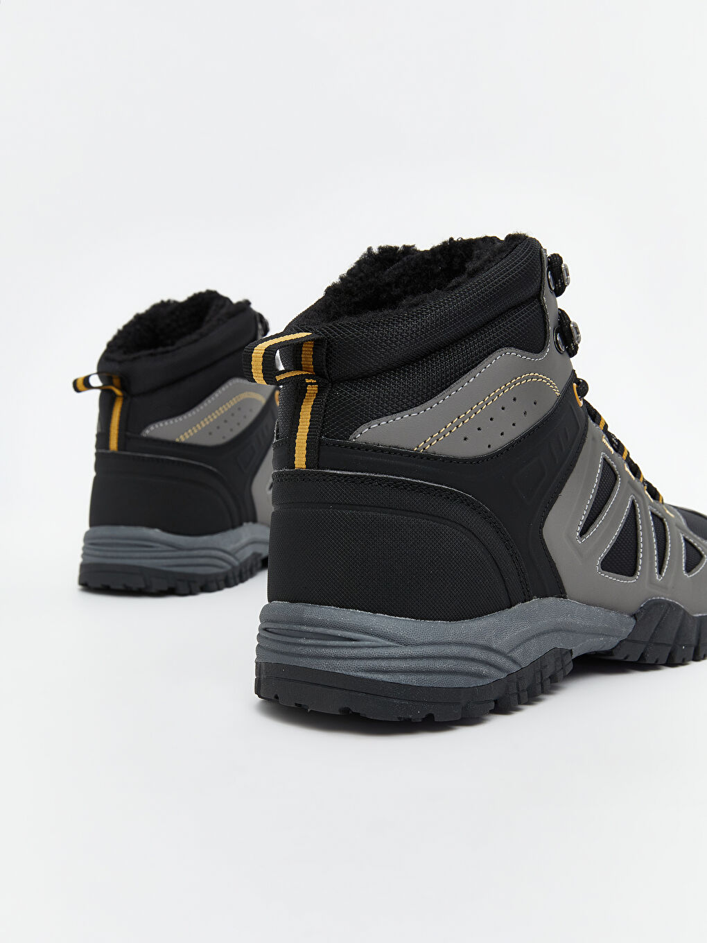 Мужчины Антрацитовый Ботинки-4